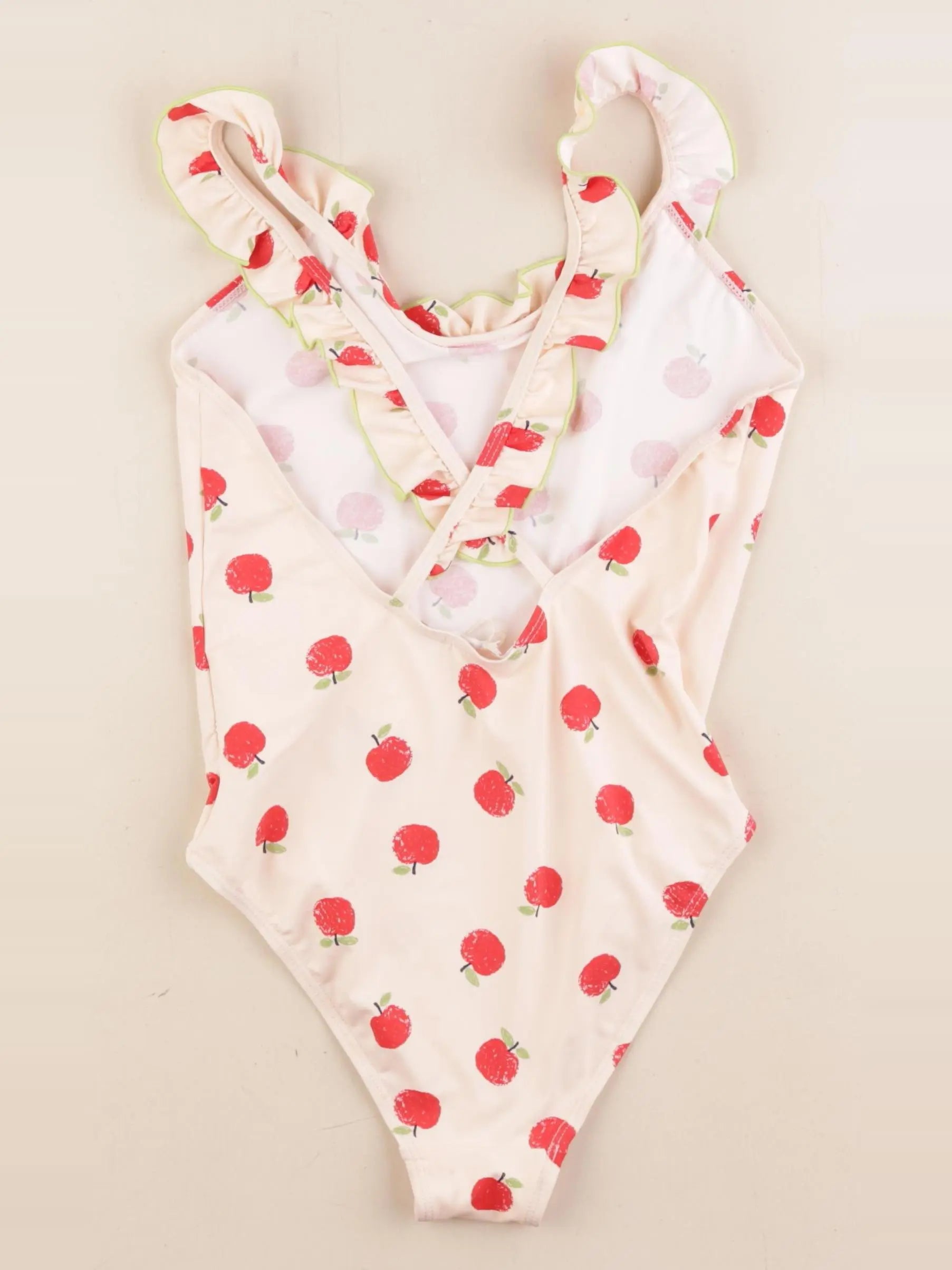 Monoprix - maillot de bain rouge, rose - 14 ans