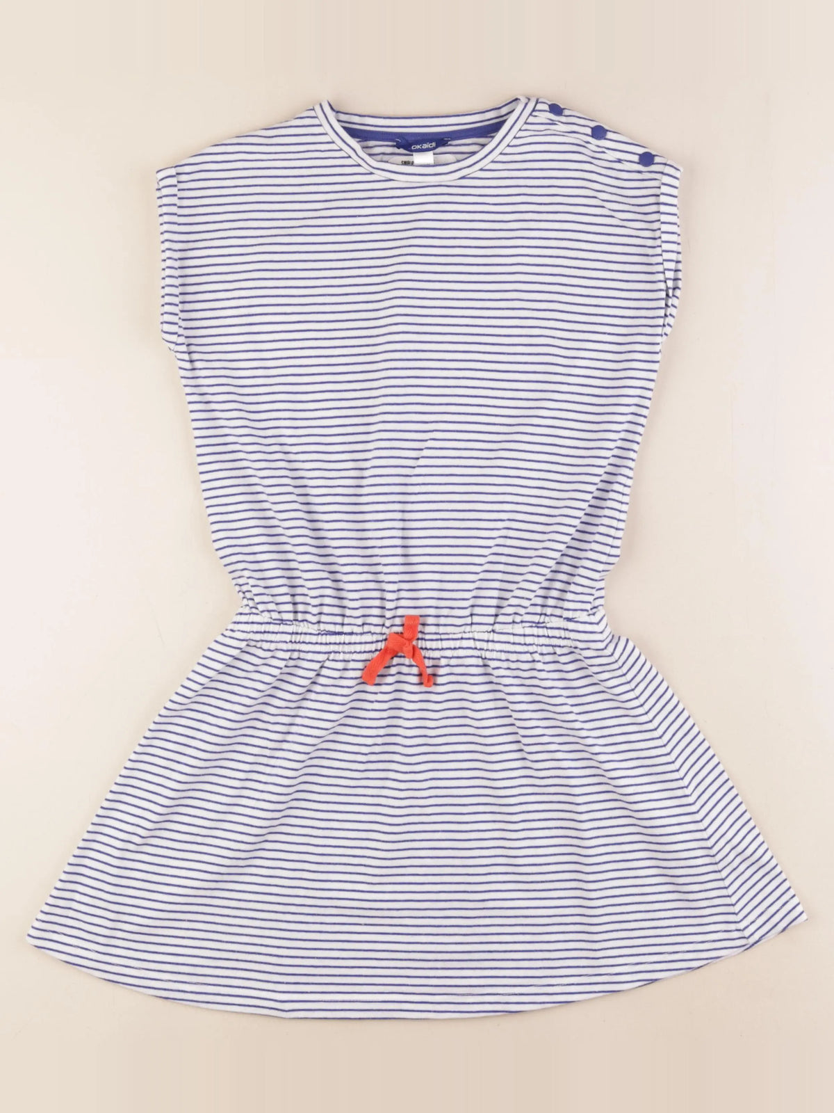 Okaidi - robe bleu, blanc - 10 ans