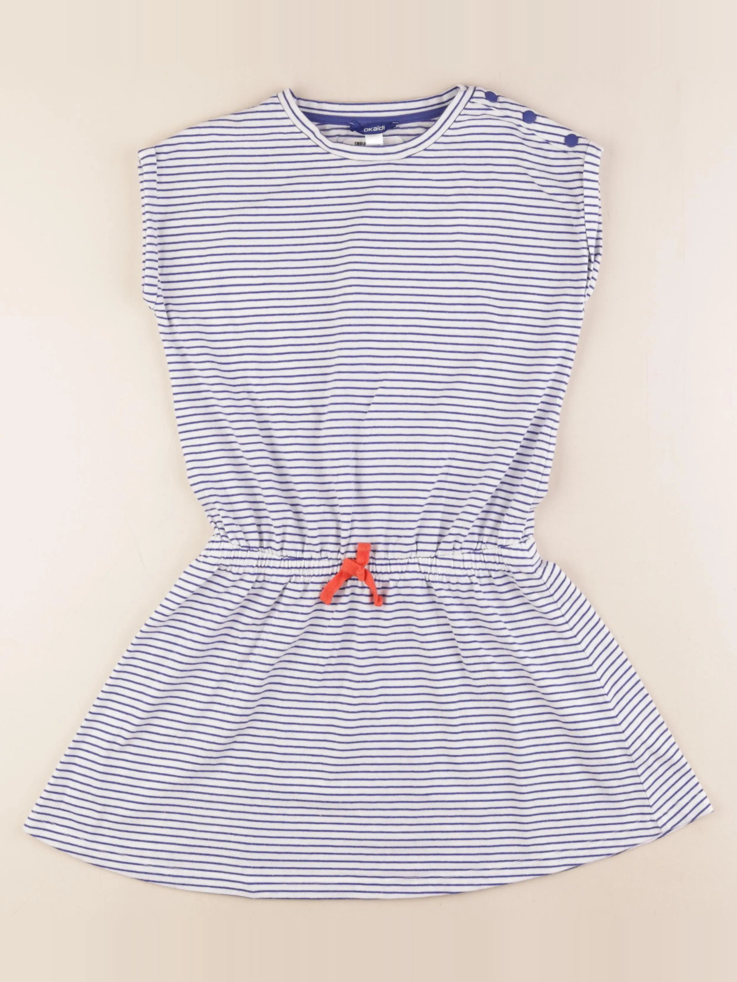 Okaidi - robe bleu, blanc - 10 ans