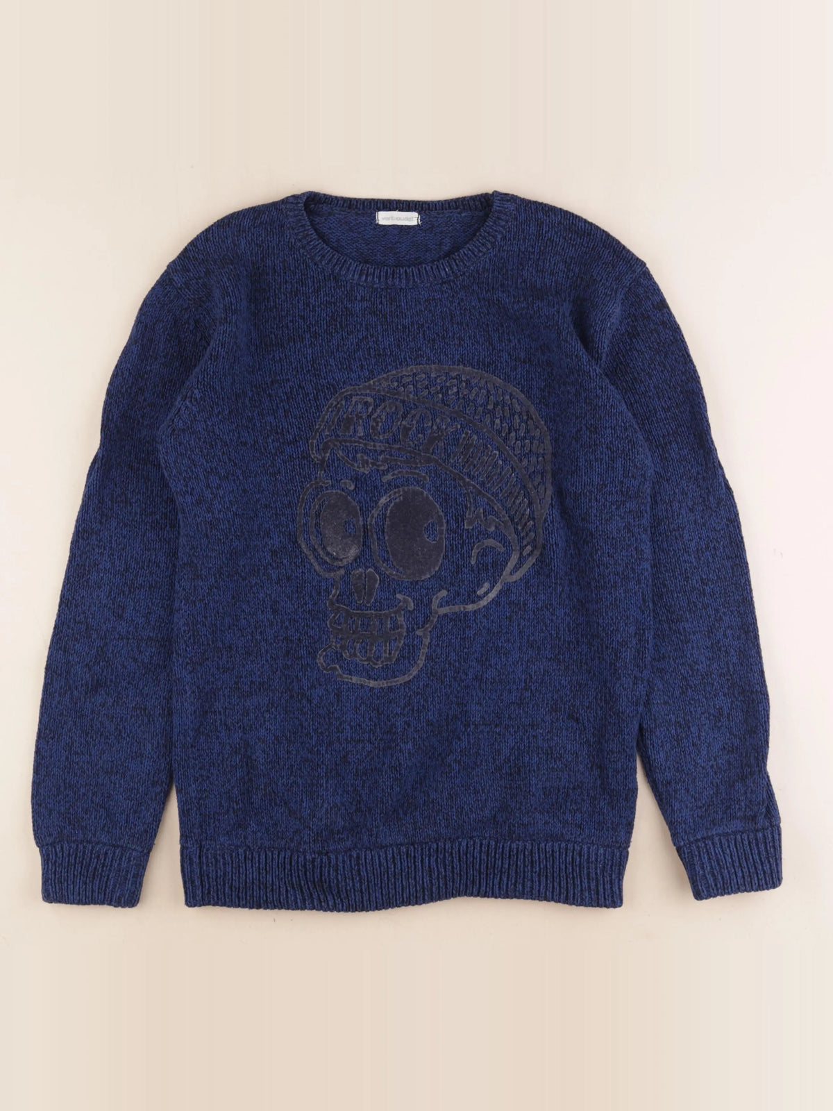 Vertbaudet - pull bleu - 12 ans