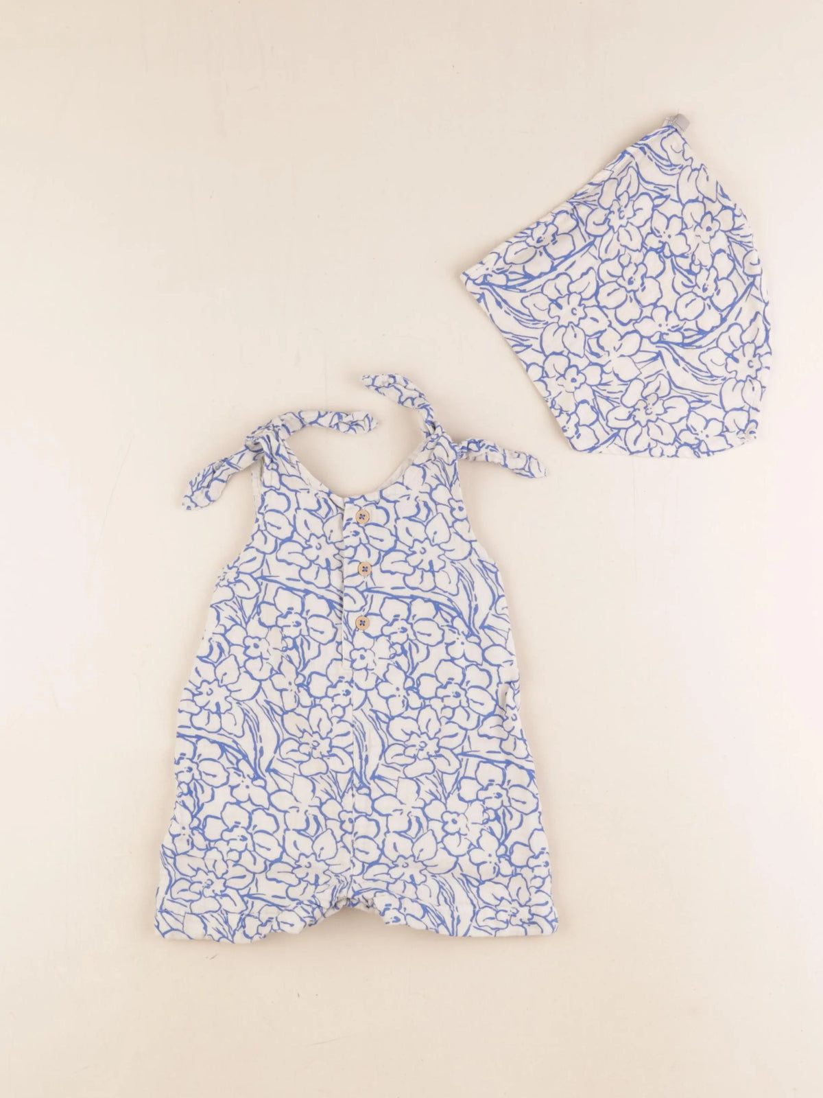 Boutchou - combinaison bleu - 6 mois