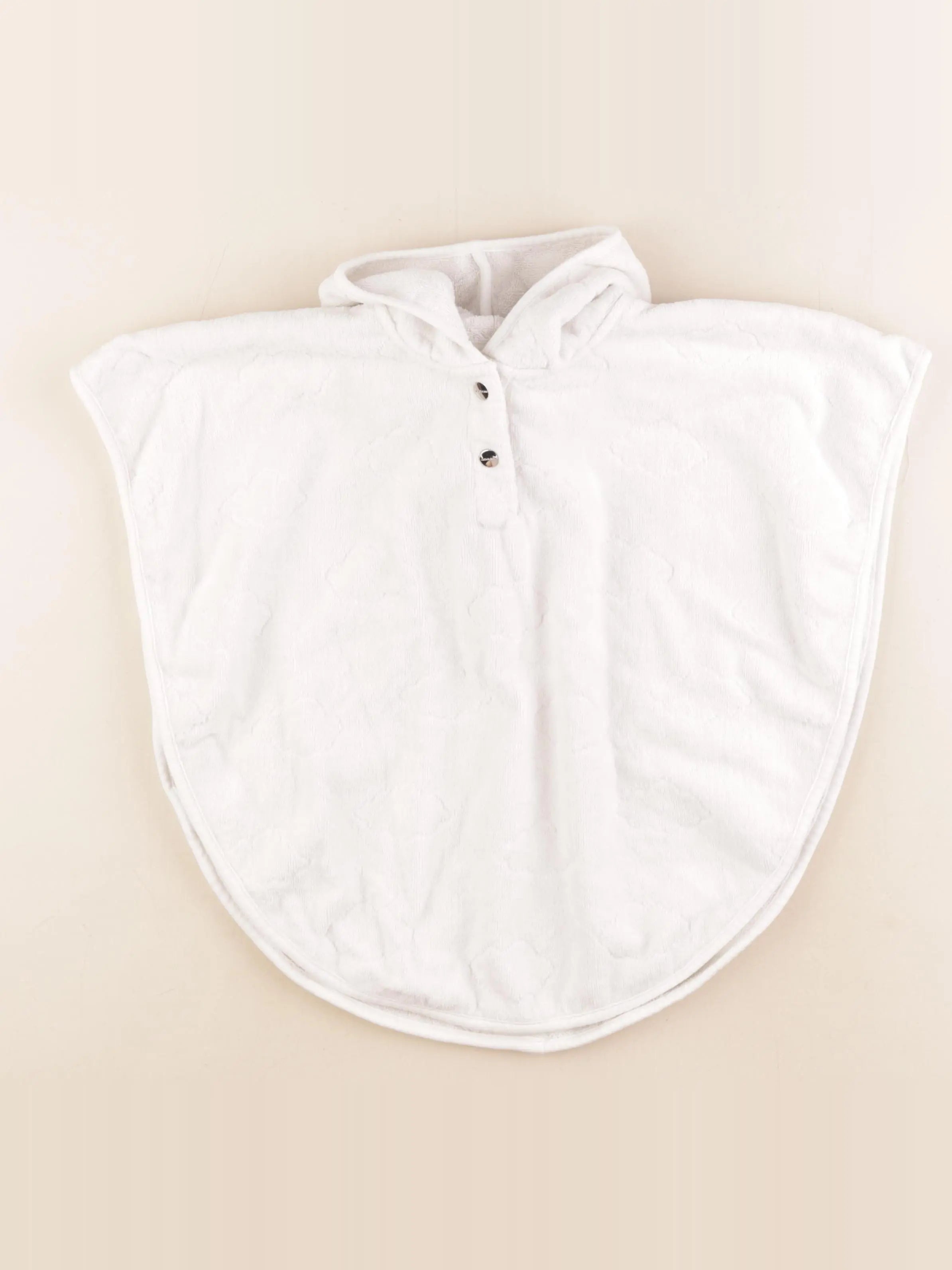 Jacadi - cape de bain blanc - 6/12 mois