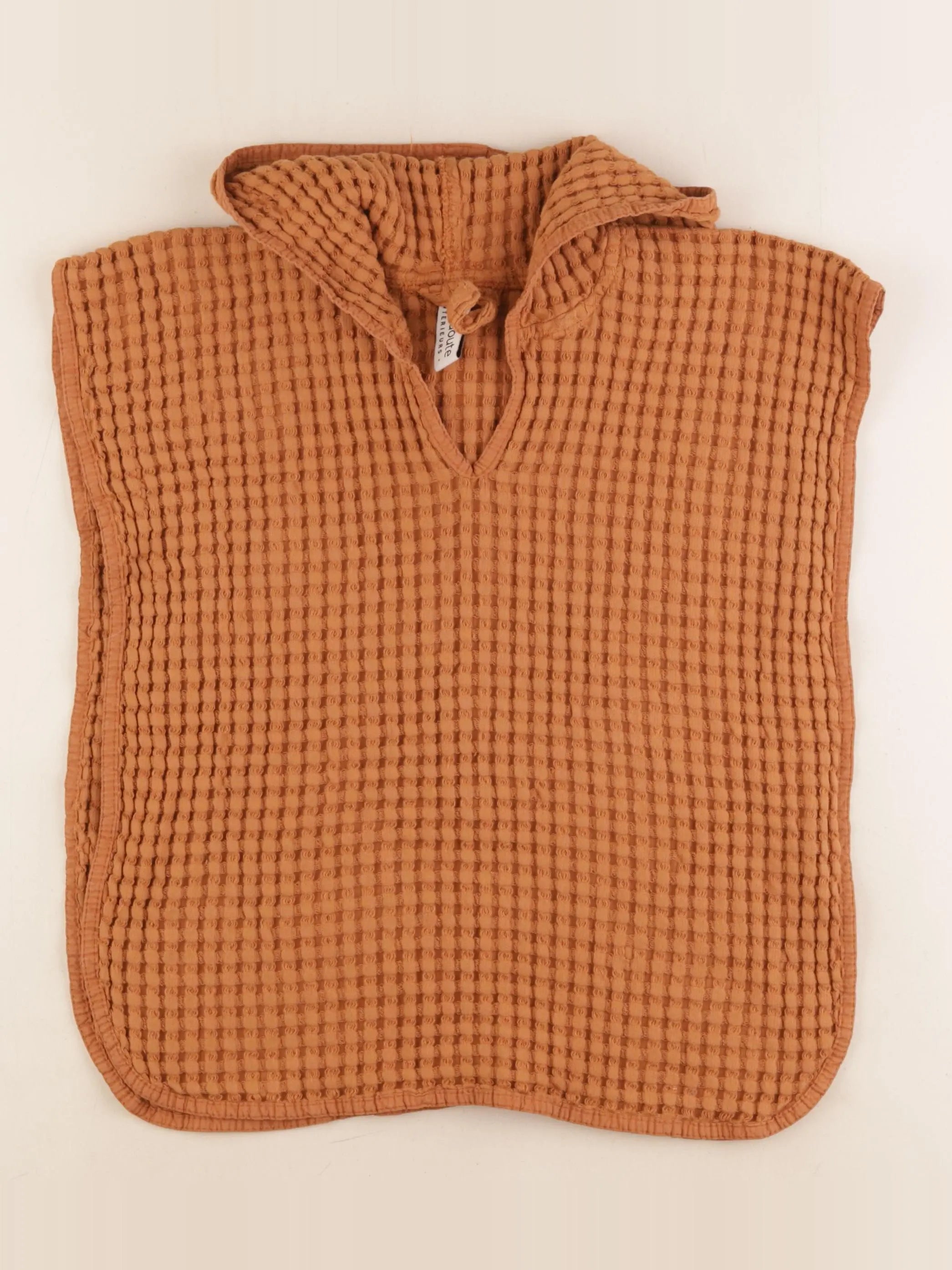 La Redoute - cape de bain marron - 6/12 mois