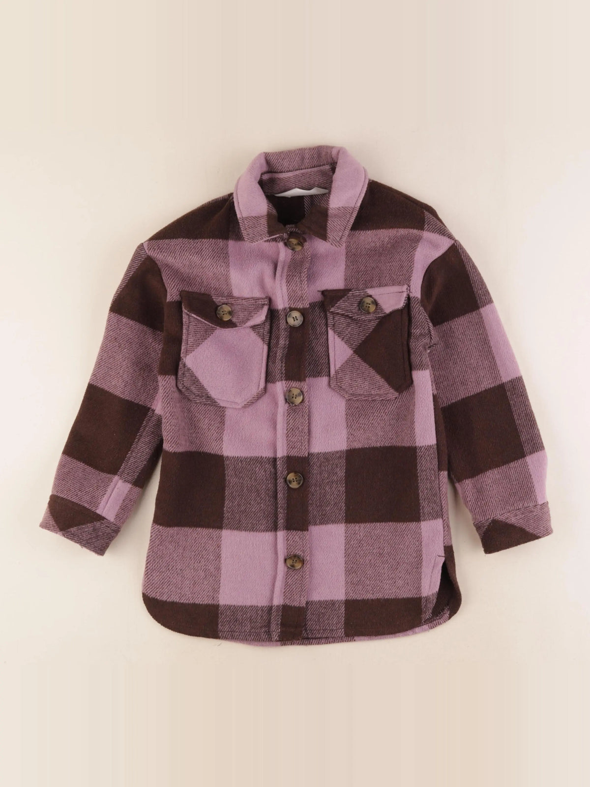 H&M - chemise rose - 6/7 ans