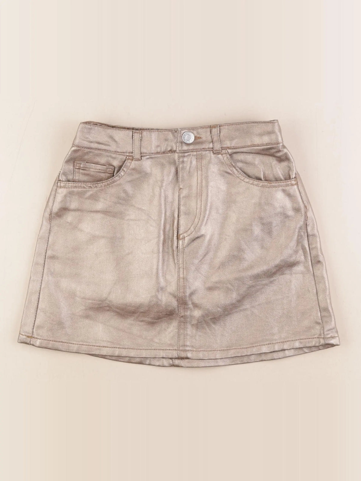H&M - jupe or - 7/8 ans