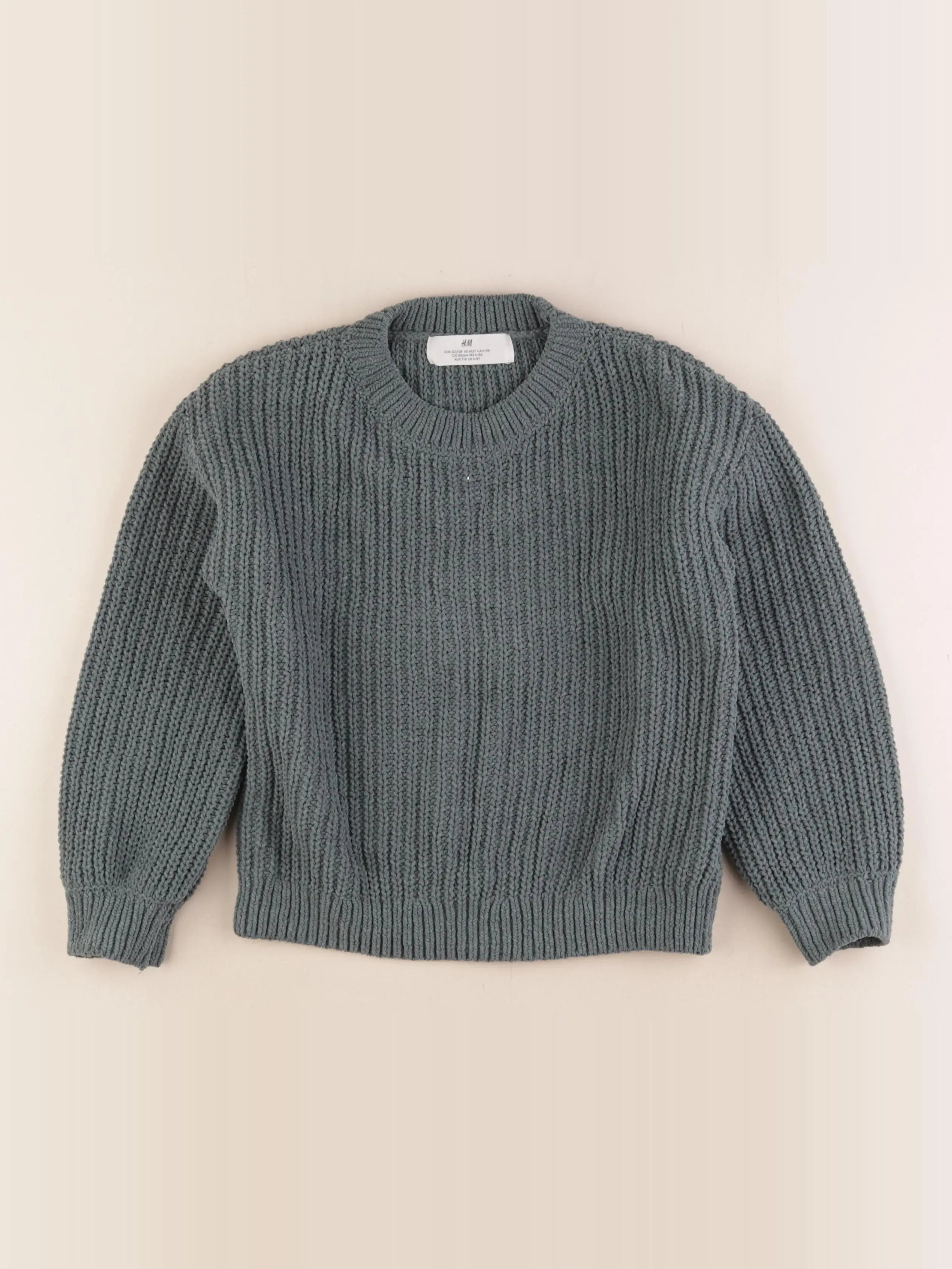 H&M - pull vert - 6 ans