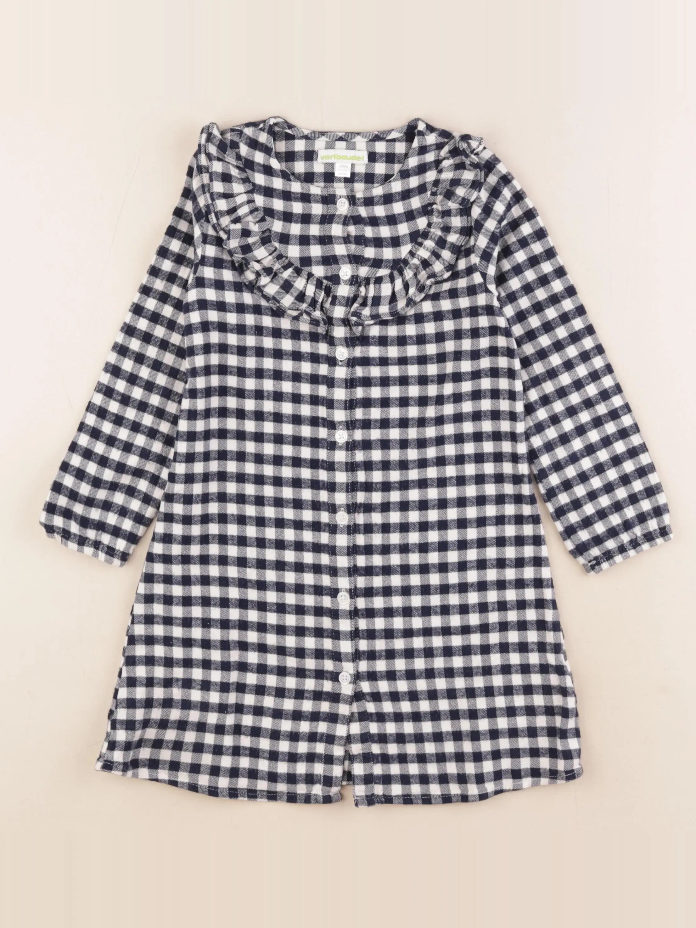 Vertbaudet - robe bleu - 6 ans