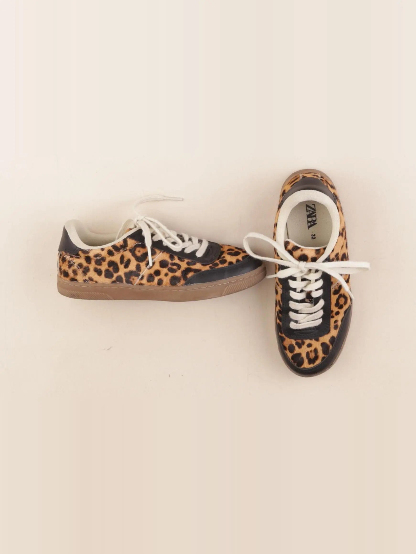 Zara - baskets marron, noir - pointure 32