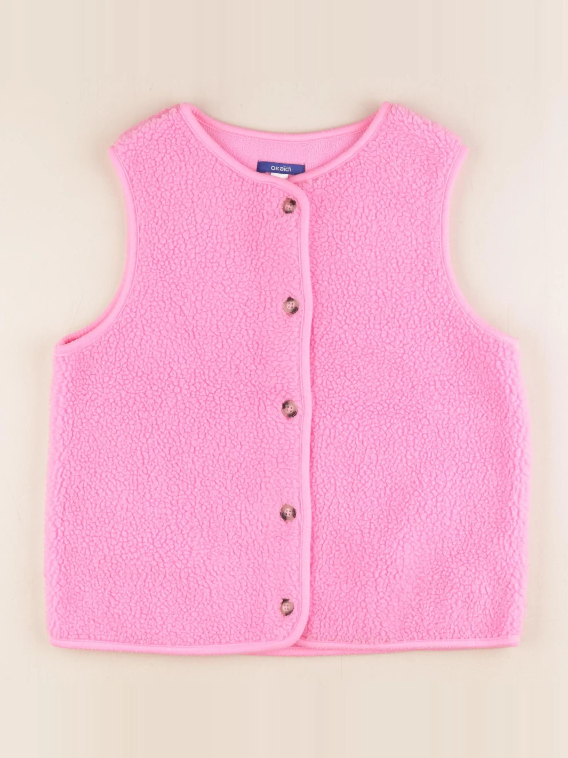Okaidi - gilet rose - 10 ans