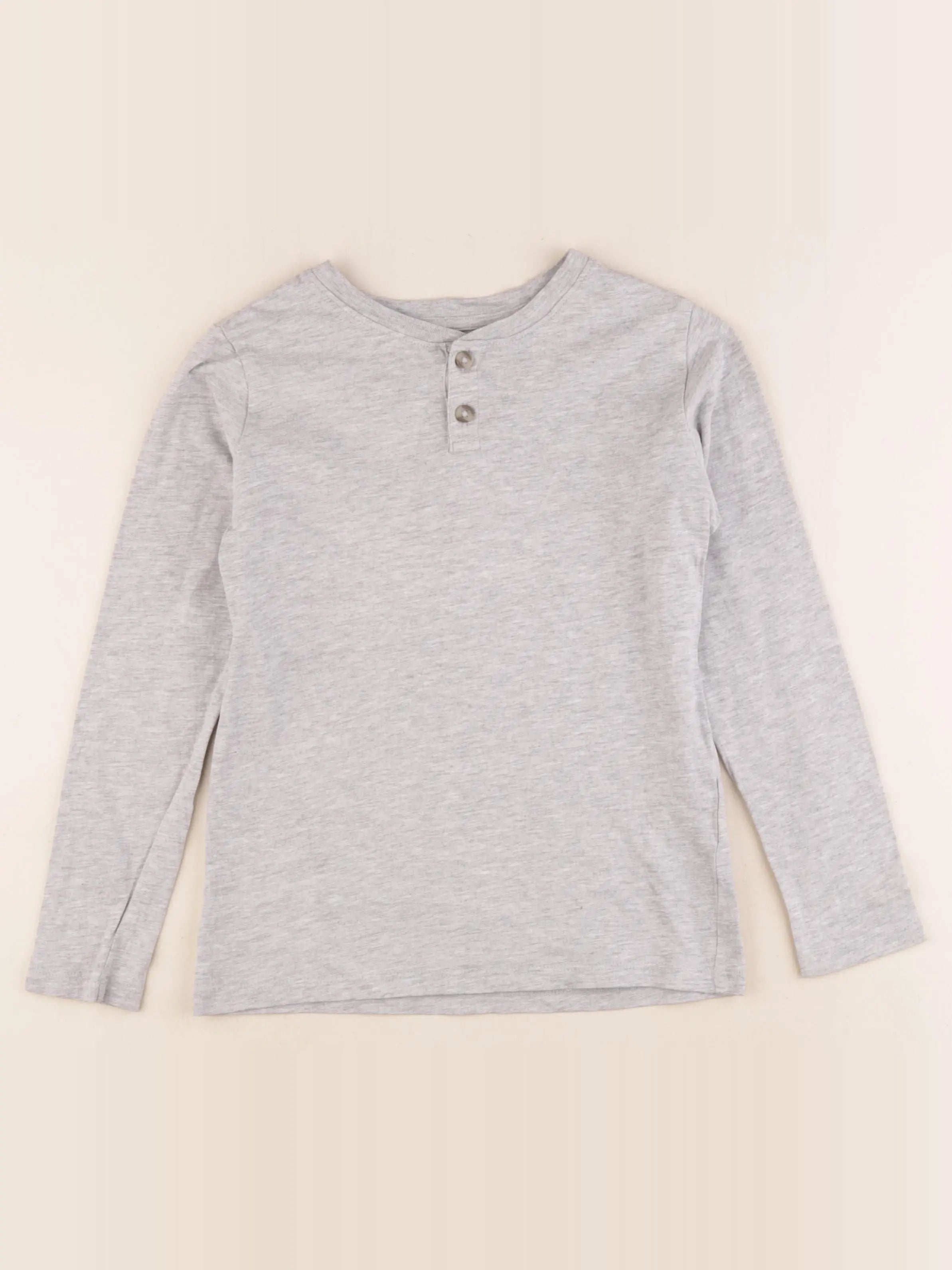 H&M - tee-shirt gris - 6/8 ans