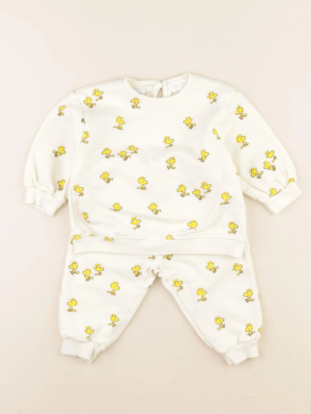 Zara - ensemble jaune - 3/6 mois