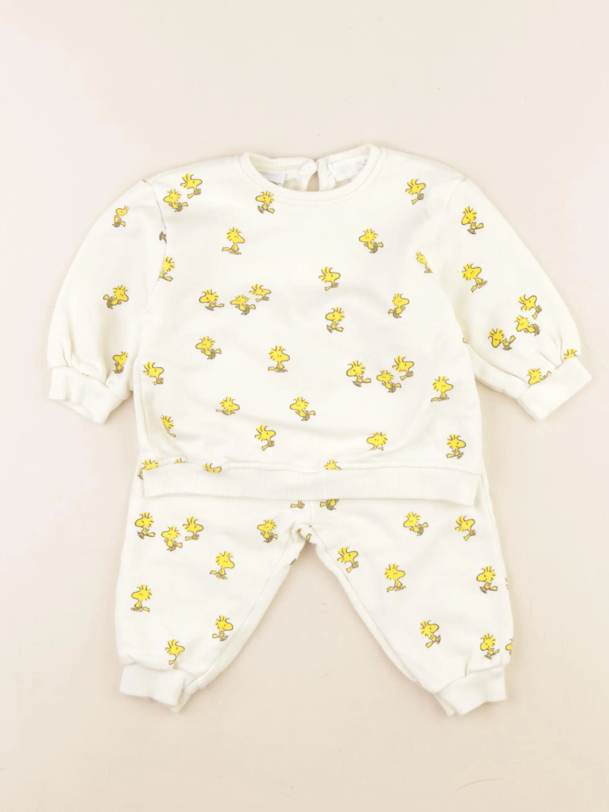 Zara - ensemble jaune - 3/6 mois