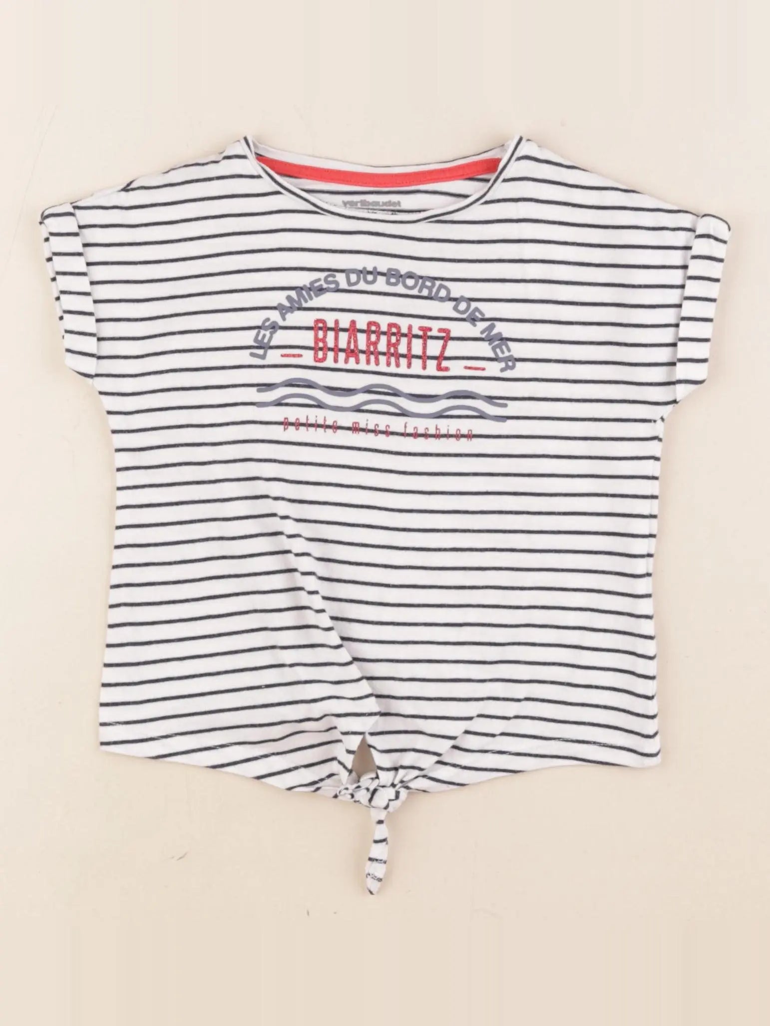 Vertbaudet - tee-shirt bleu - 2 ans