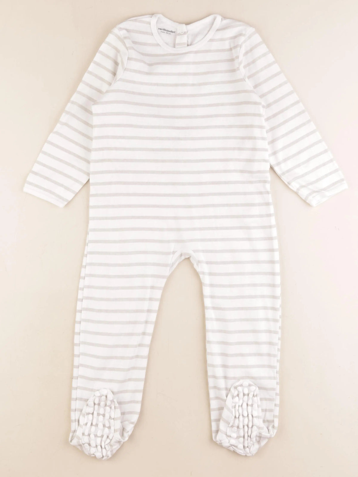Vertbaudet - pyjama coton gris - 3 ans