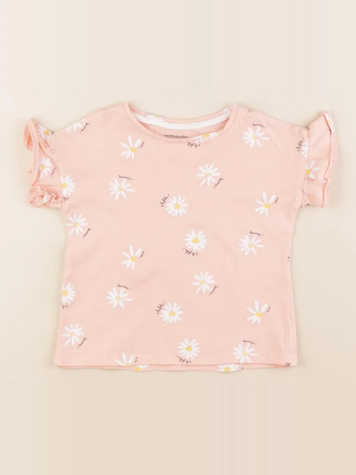 Vertbaudet - tee-shirt rose - 2 ans