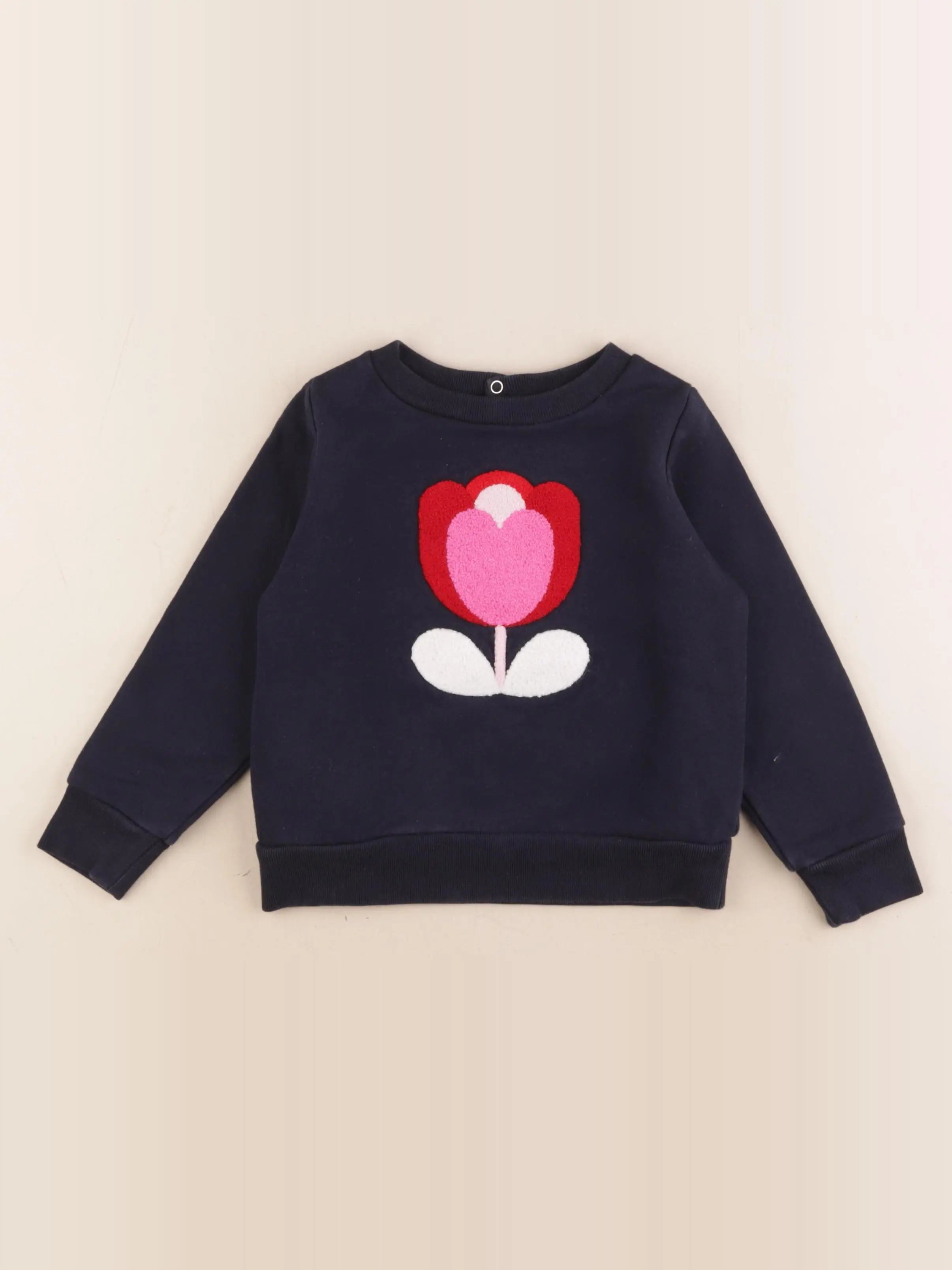 Jacadi - sweat bleu - 4 ans