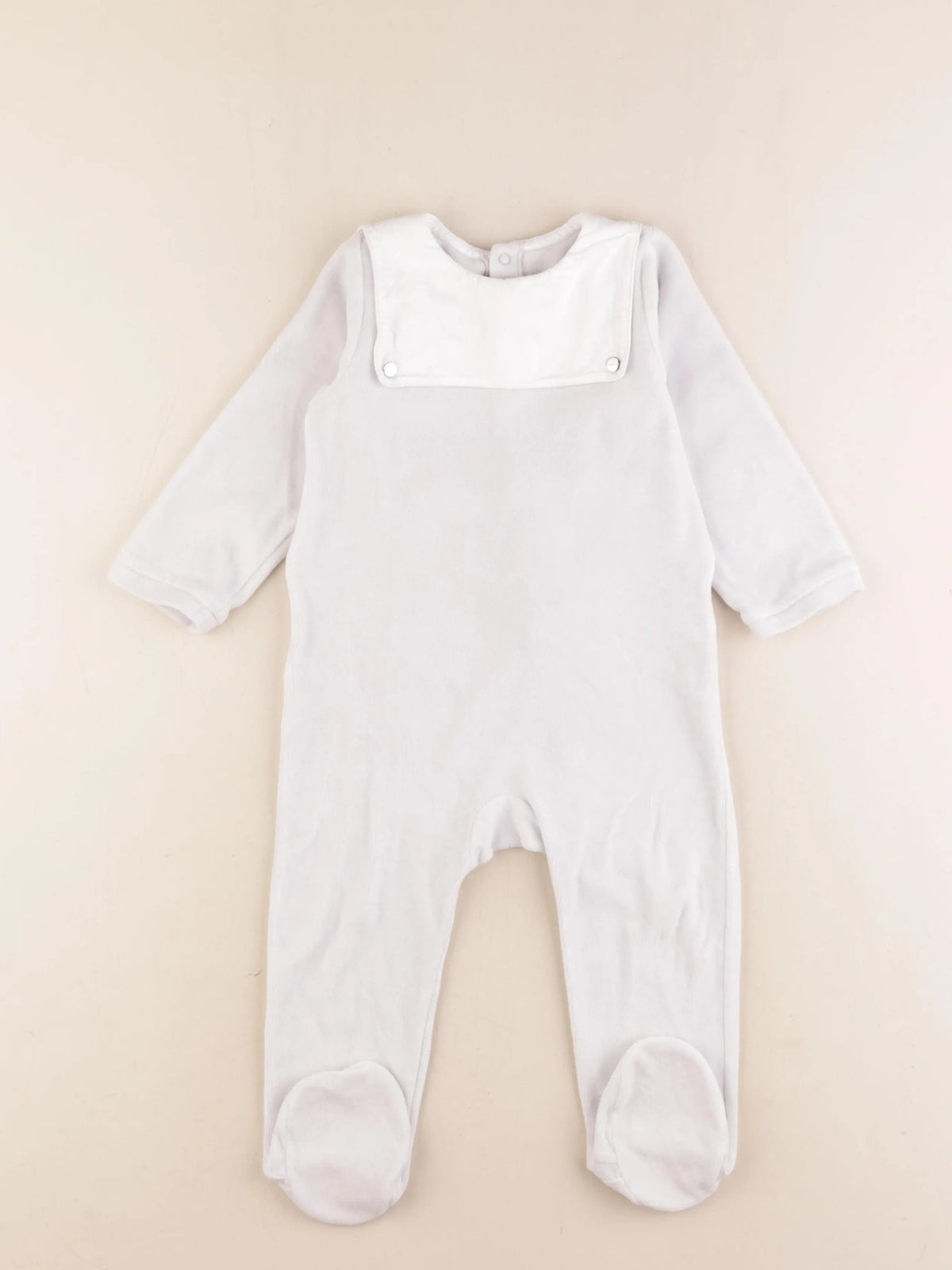 Jacadi - pyjama velours gris - 24 mois