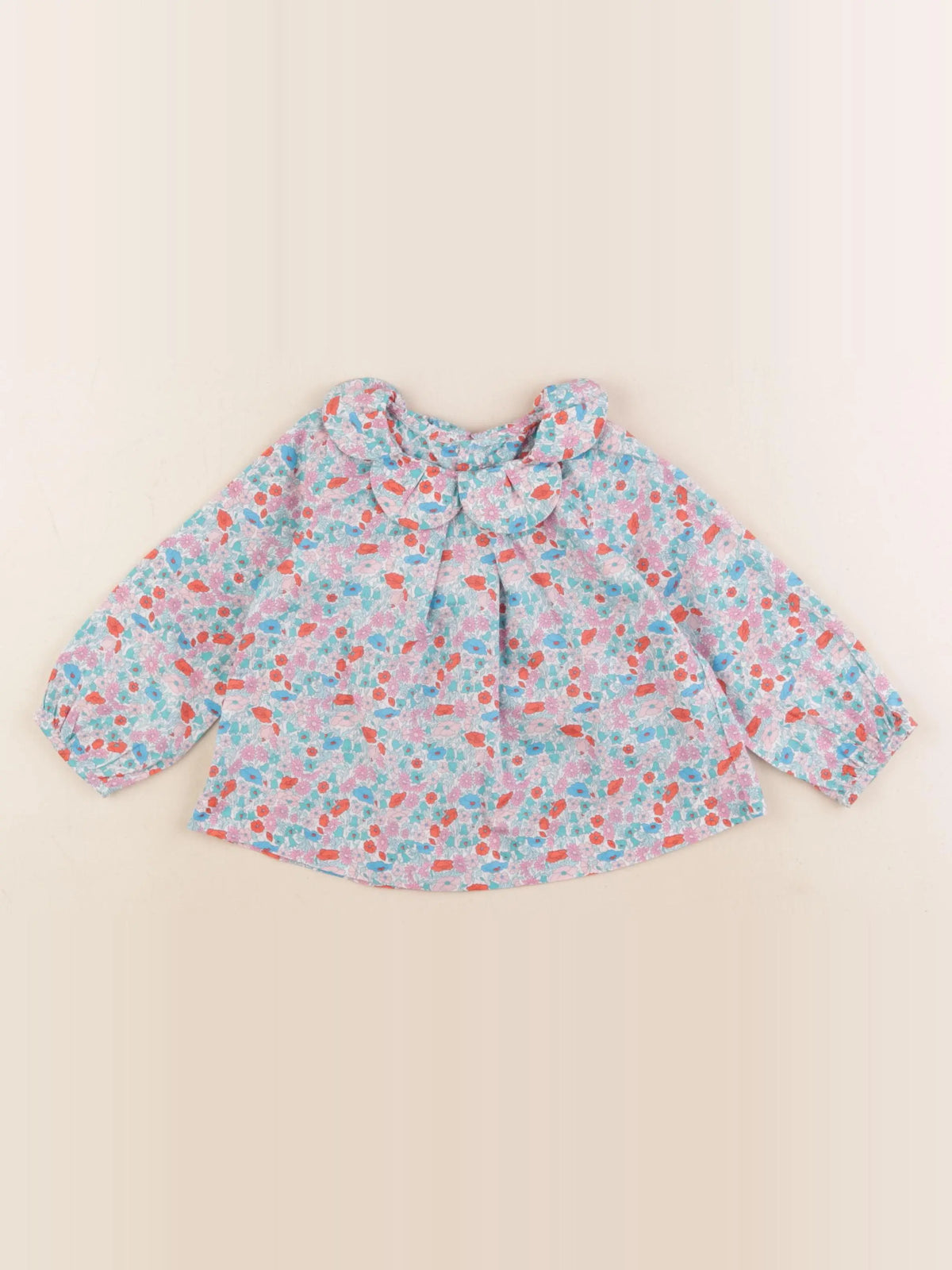 Jacadi - blouse liberty multicolore - 18 mois
