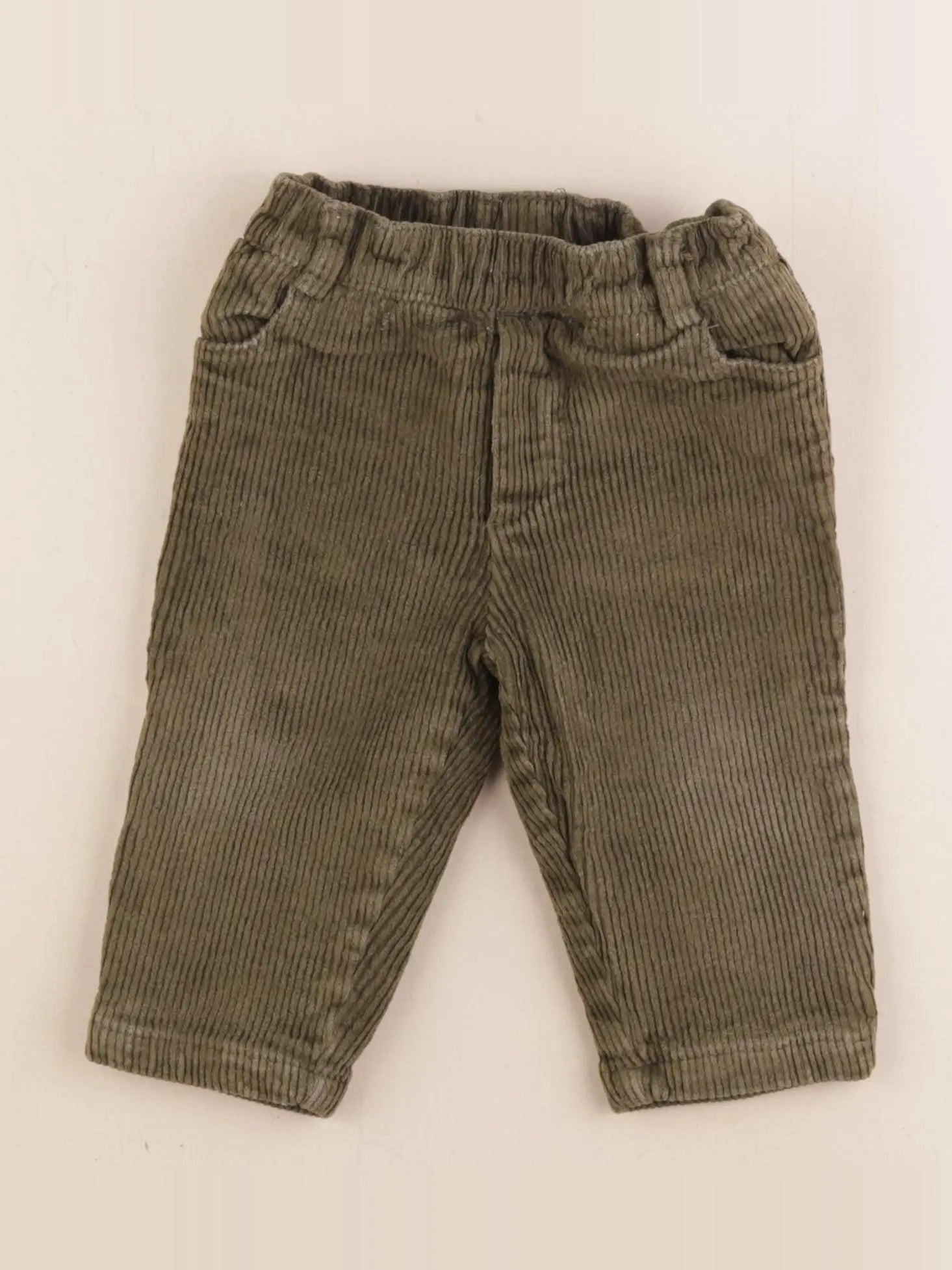 Jacadi - pantalon doublé vert - 12 mois