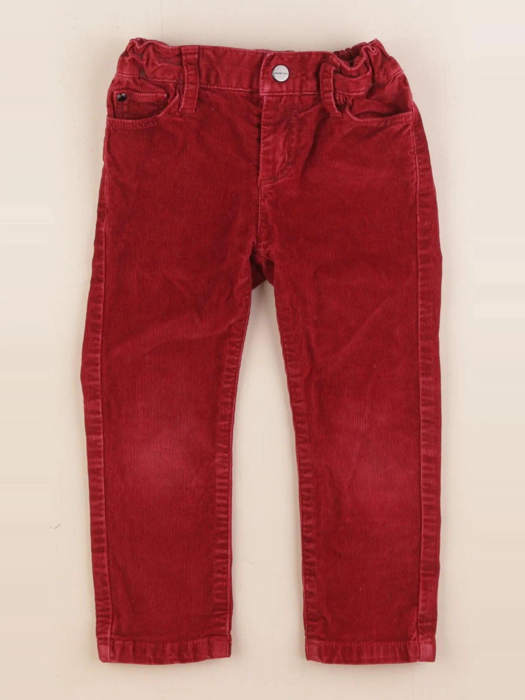 Jacadi - pantalon rouge - 3 ans
