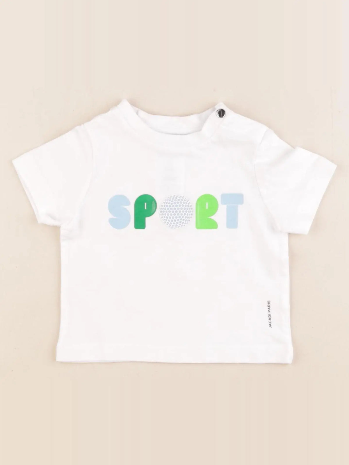 Jacadi - tee-shirt blanc - 6 mois