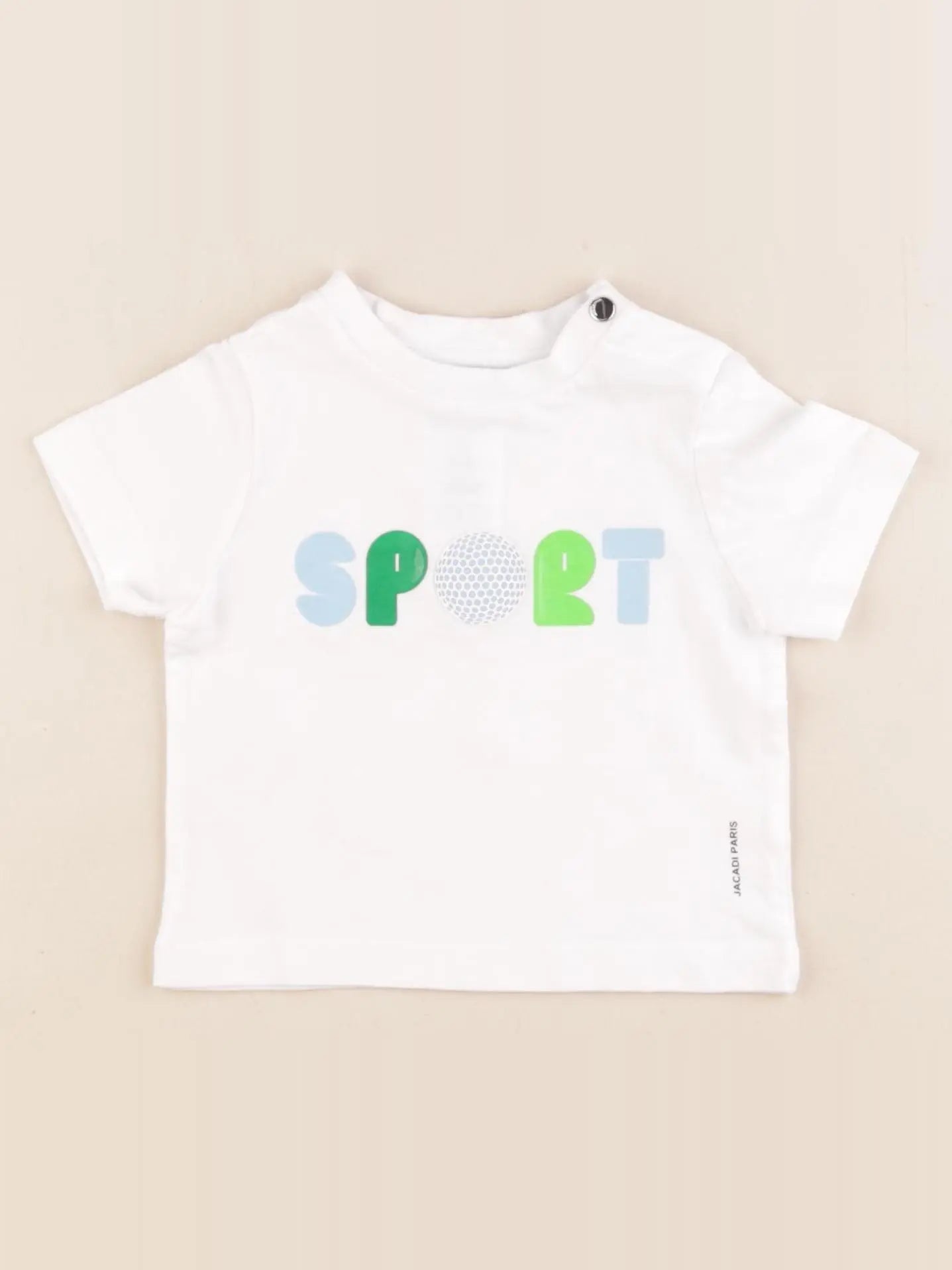 Jacadi - tee-shirt blanc - 6 mois