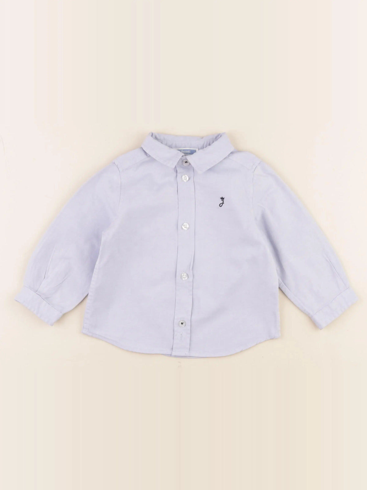 Jacadi - chemise bleu - 12 mois