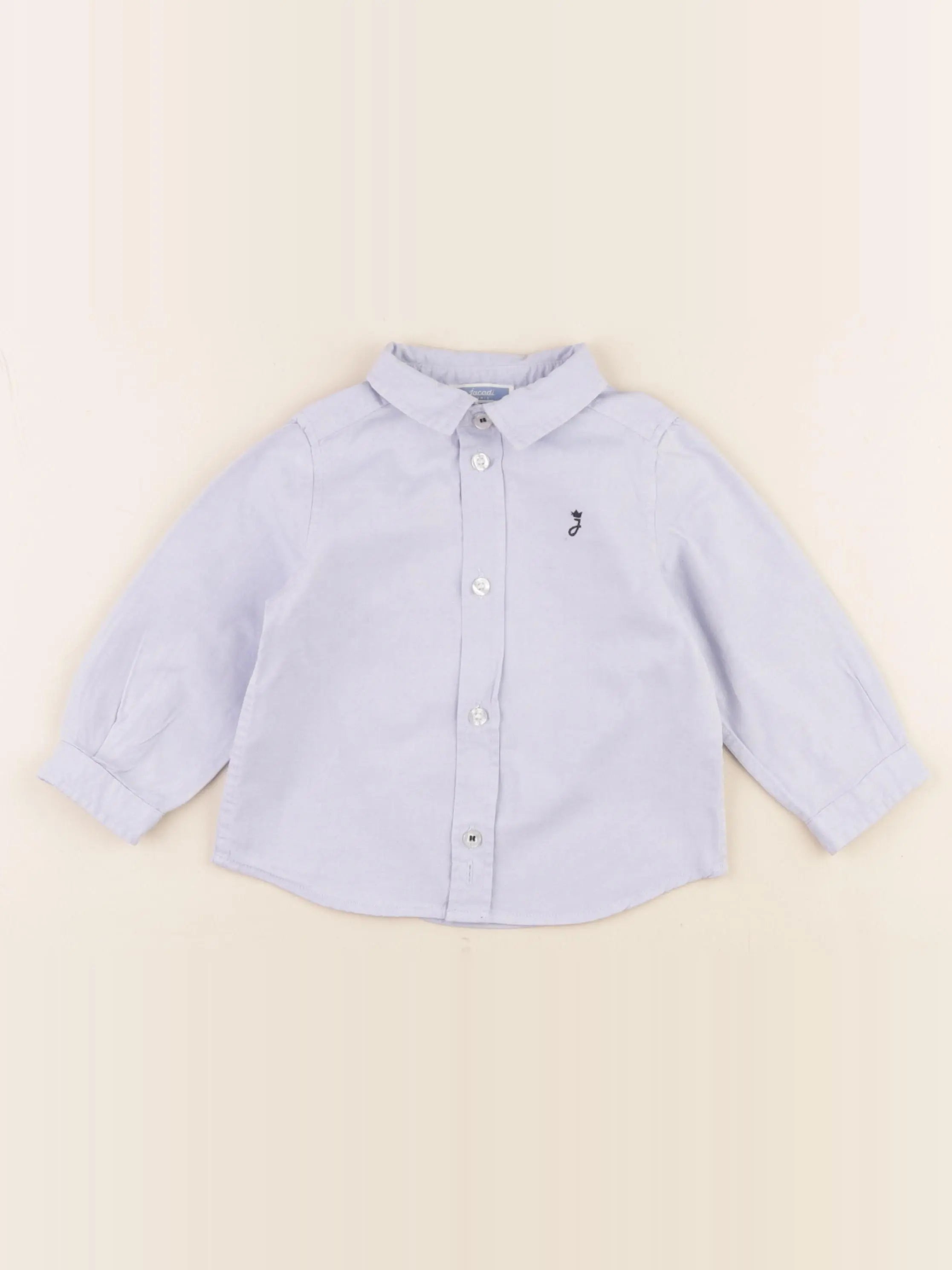 Jacadi - chemise bleu - 12 mois