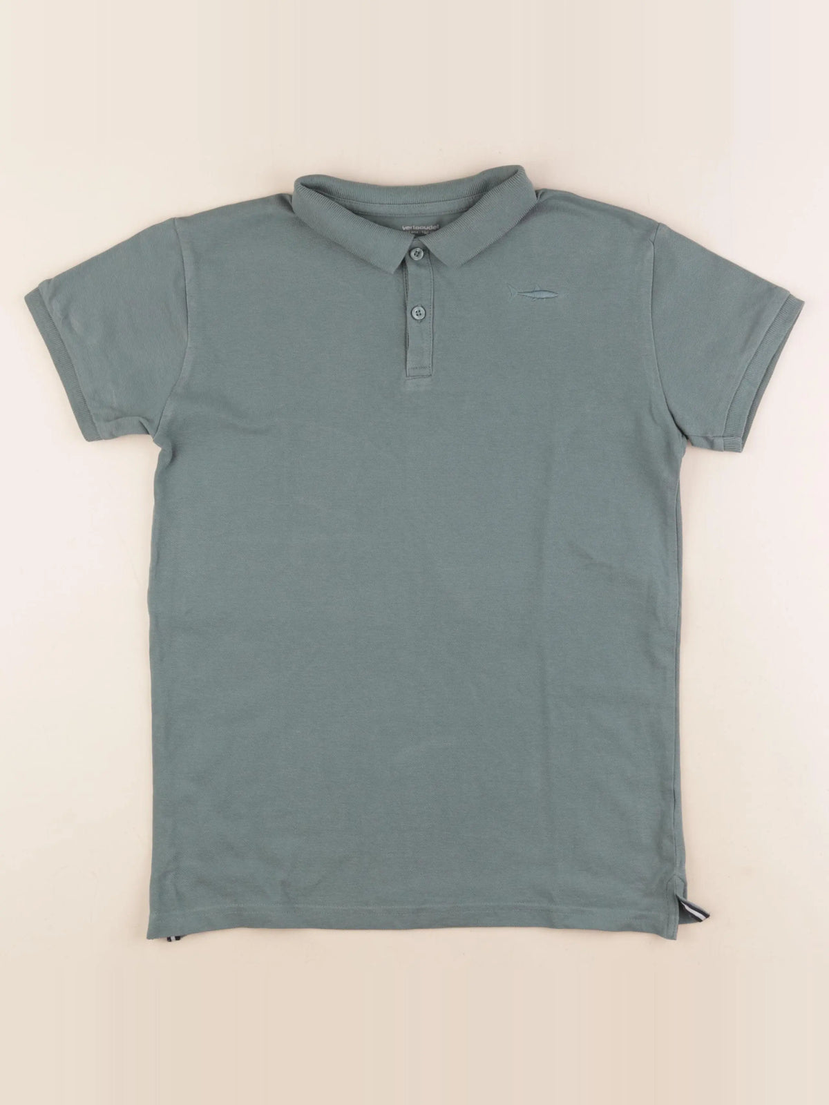 Vertbaudet - polo vert - 14 ans