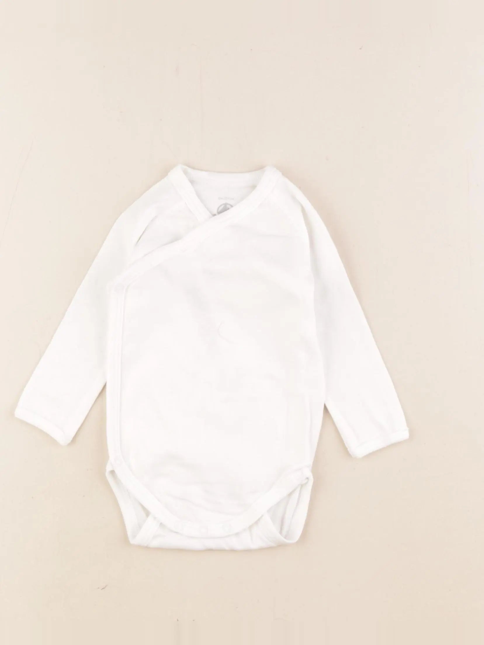 Petit Bateau - body blanc - 6 mois