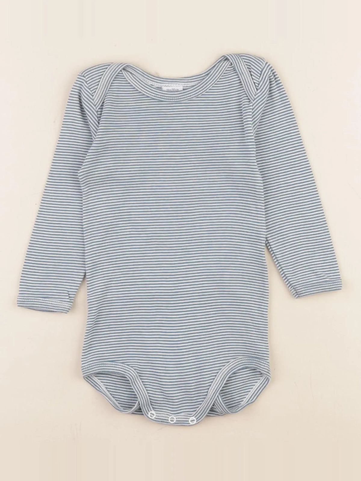 Petit Bateau - body bleu - 18 mois
