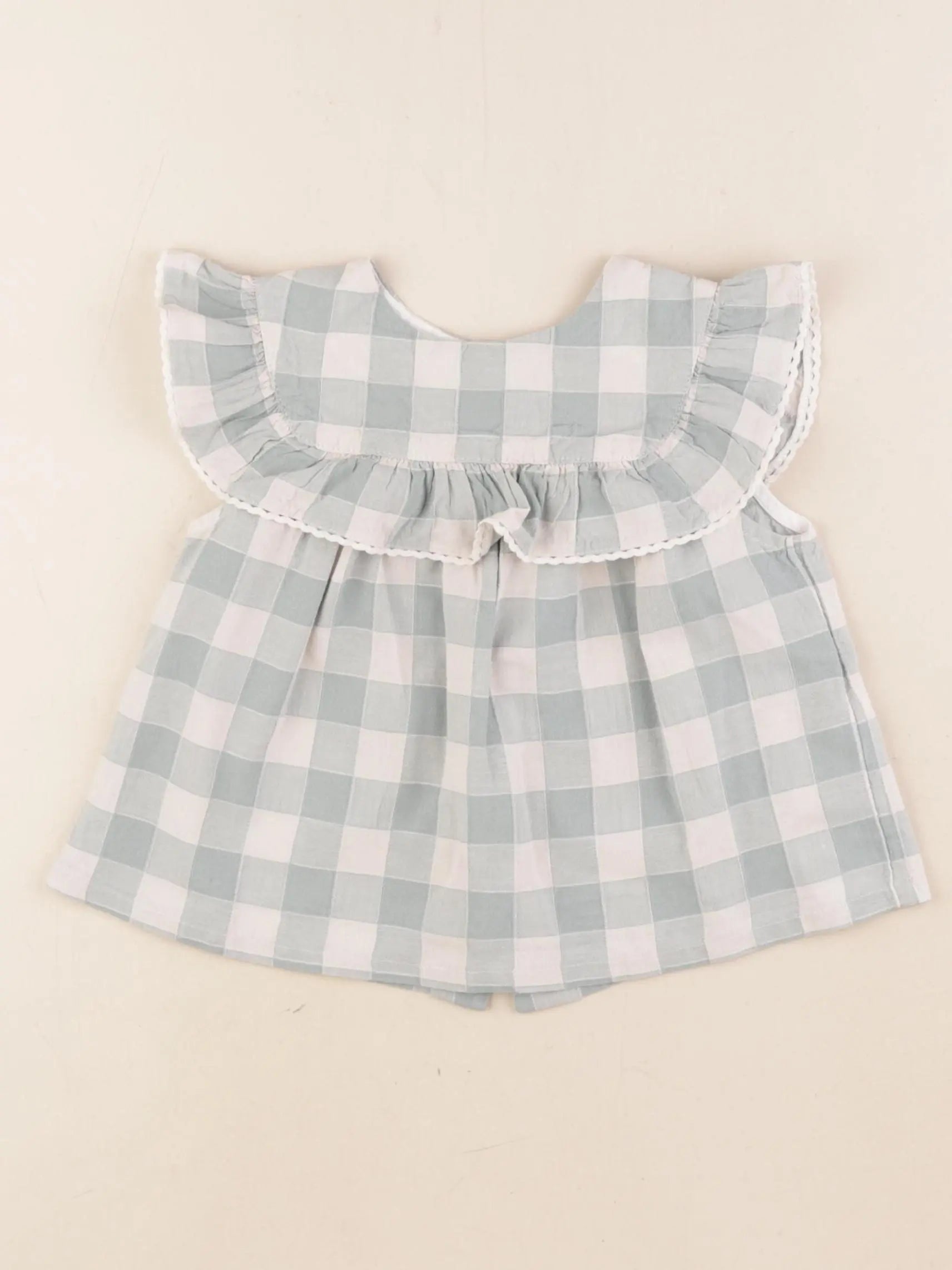Cyrillus - blouse beige, vert - 36 mois