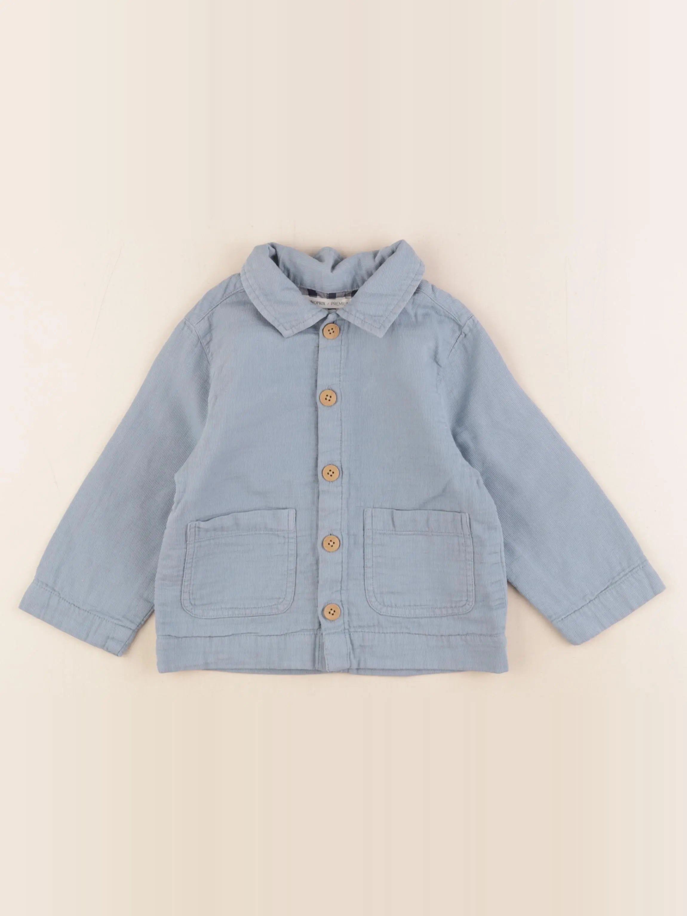 Monoprix - veste bleu - 24 mois