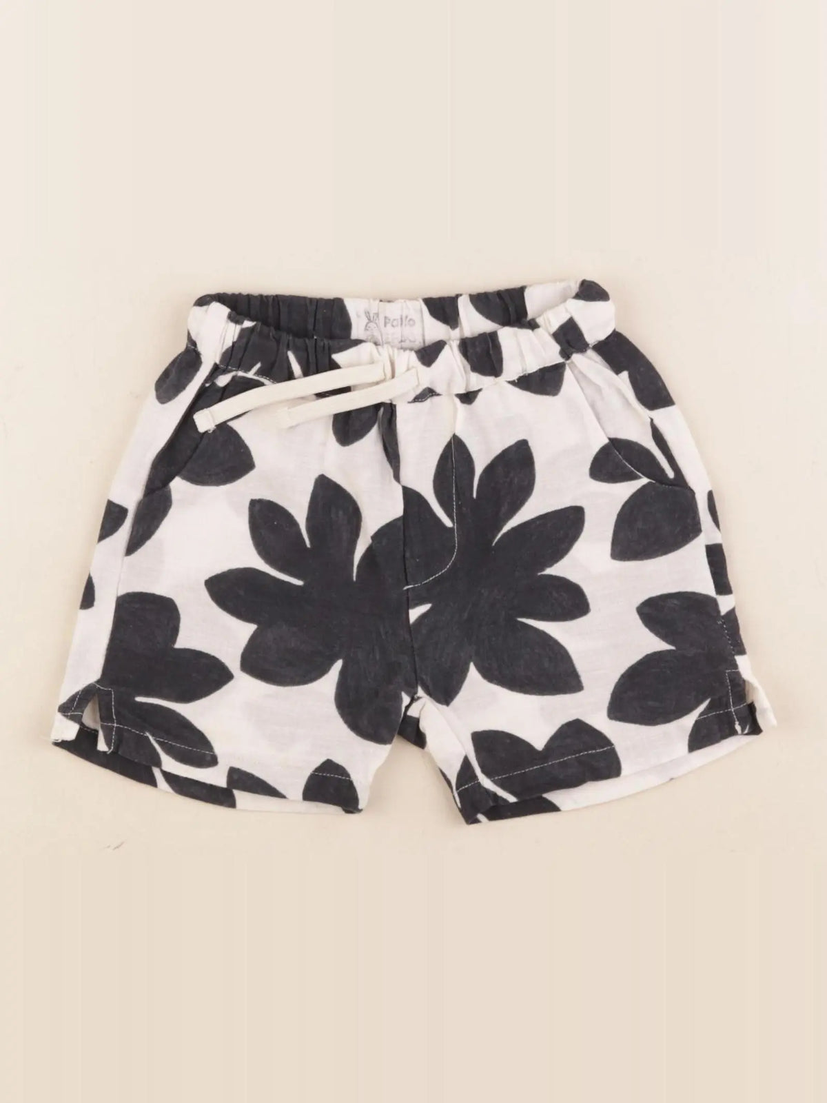 Zara - short blanc, noir - 3 ans
