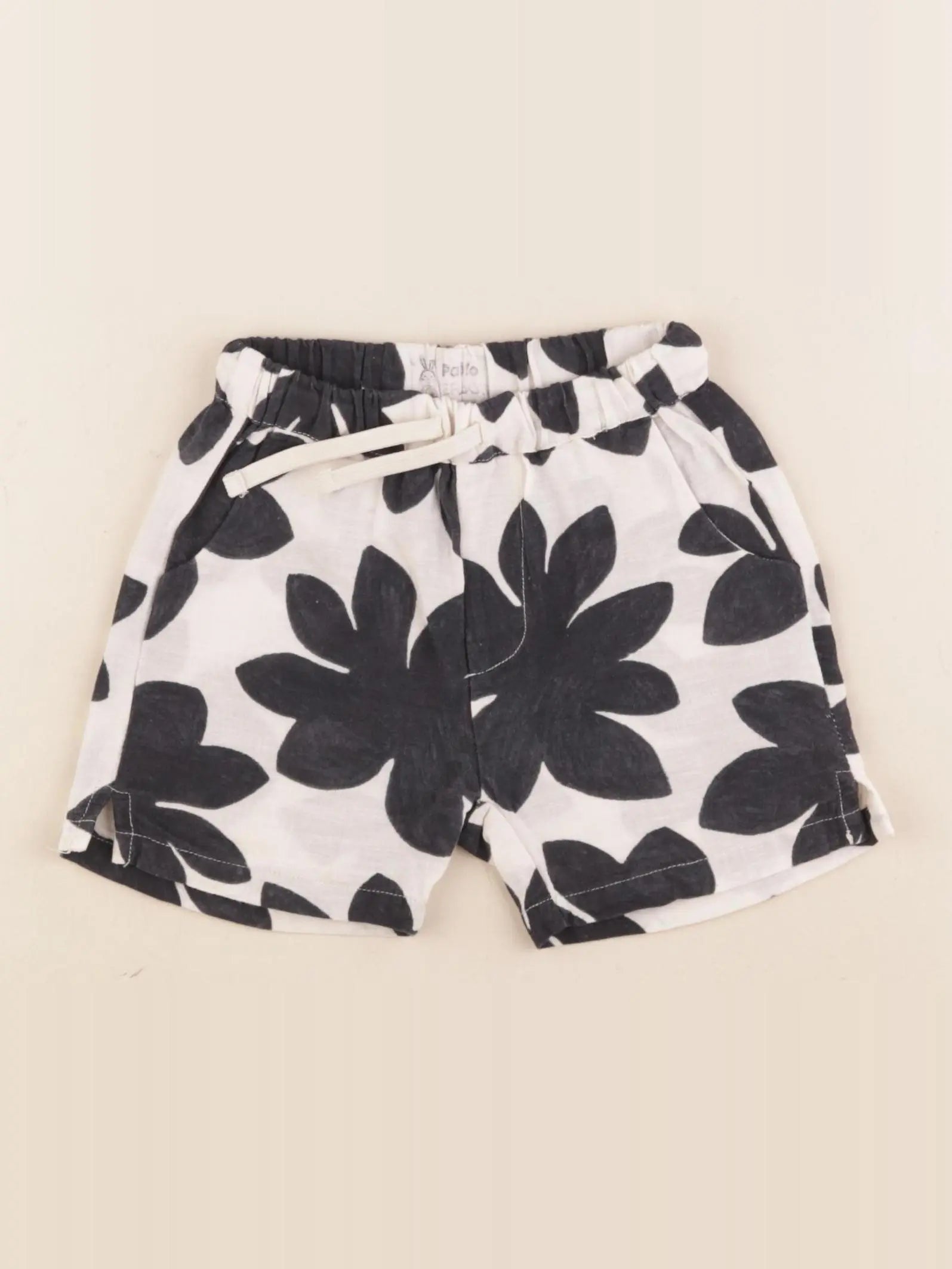 Zara - short blanc, noir - 3 ans