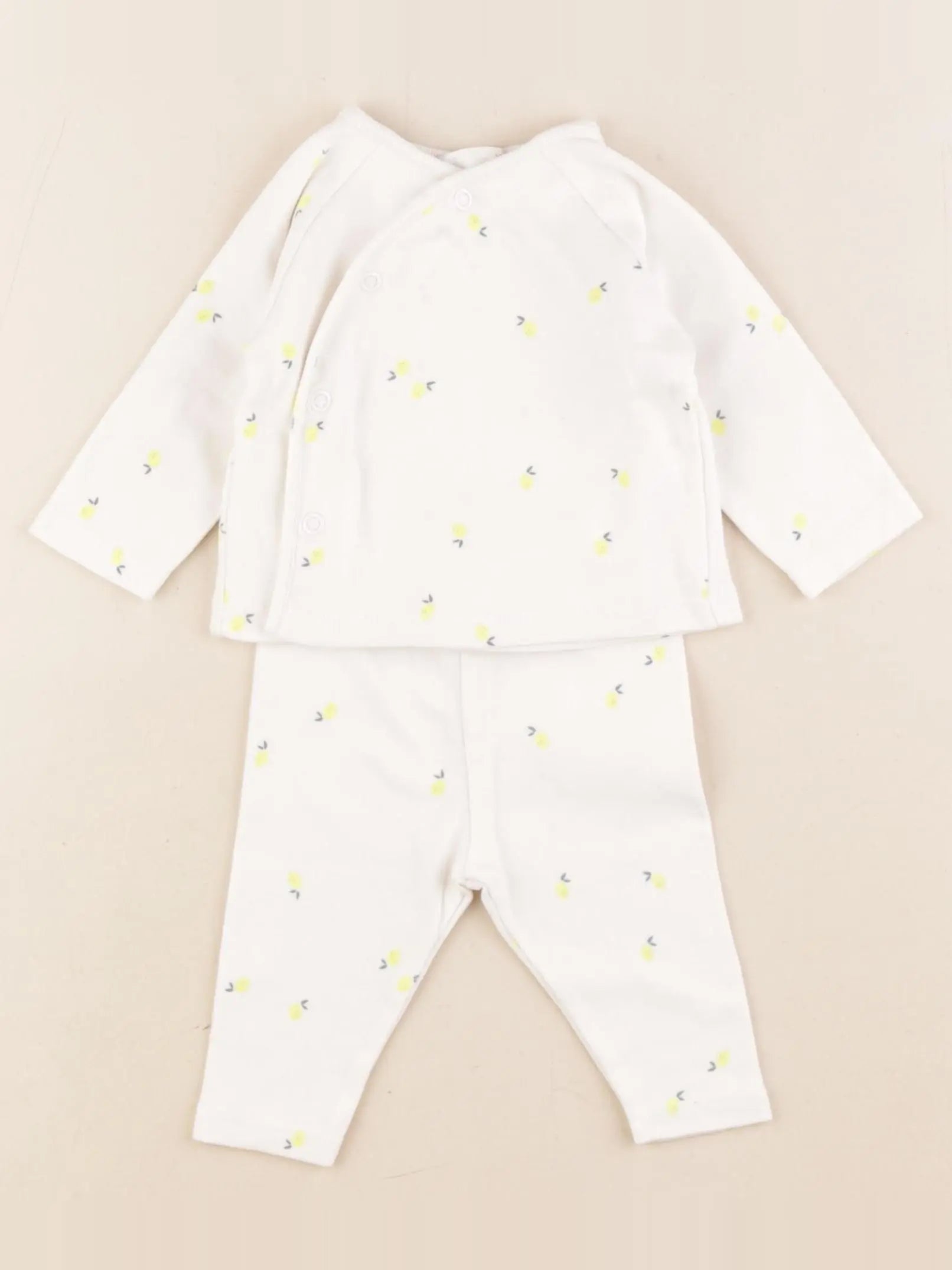 Zara - ensemble blanc - 1/3 mois