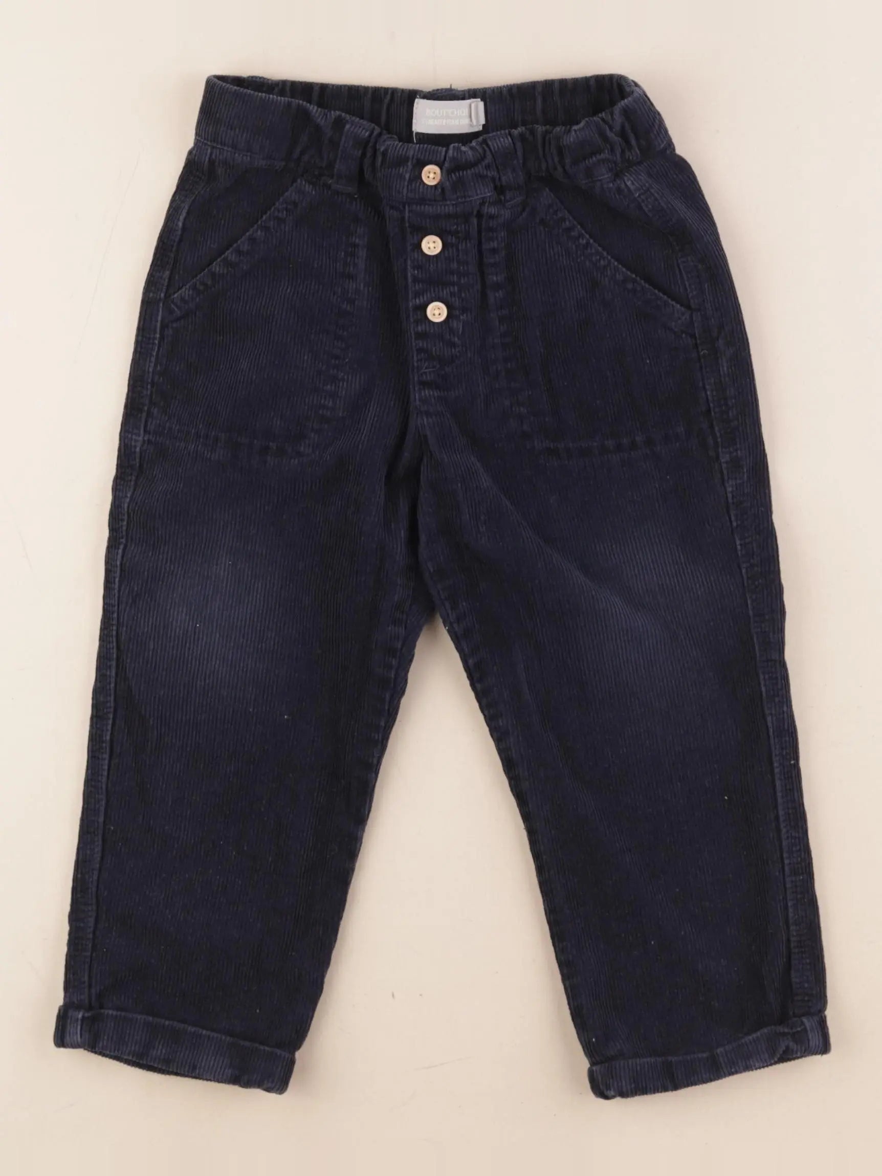 Boutchou - pantalon bleu - 24 mois