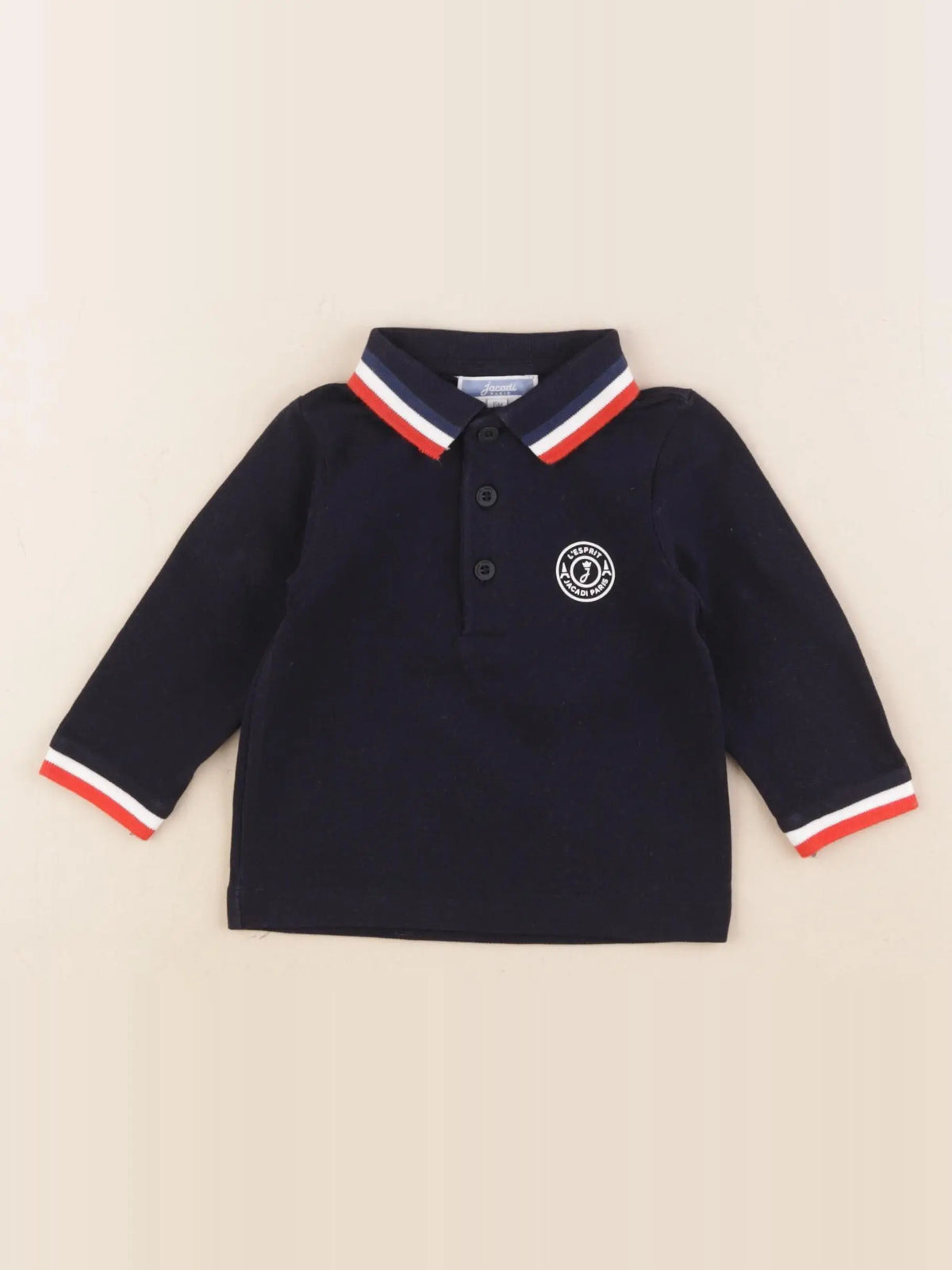 Jacadi - polo bleu - 6 mois