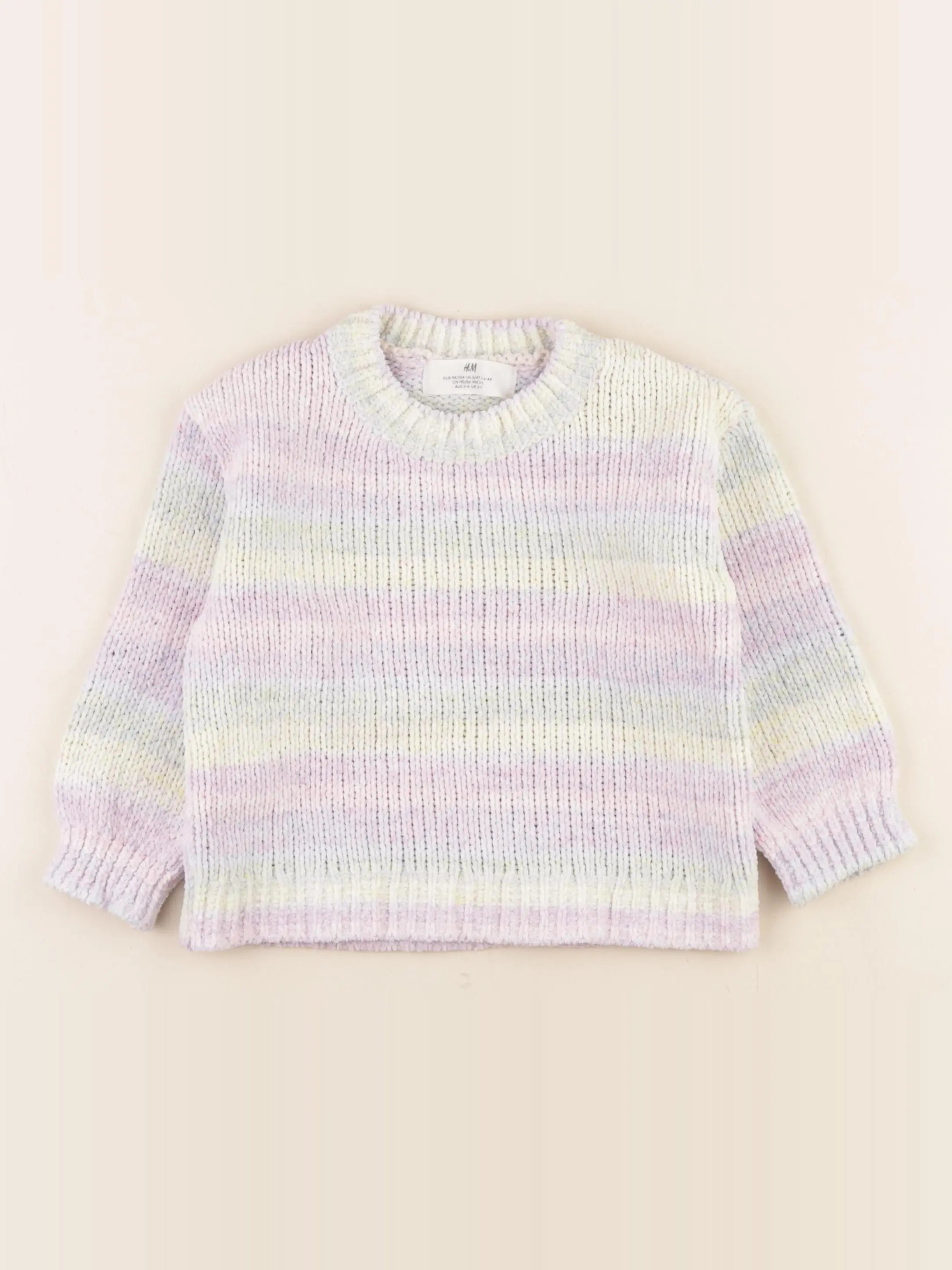 H&M - pull multicolore - 2/4 ans