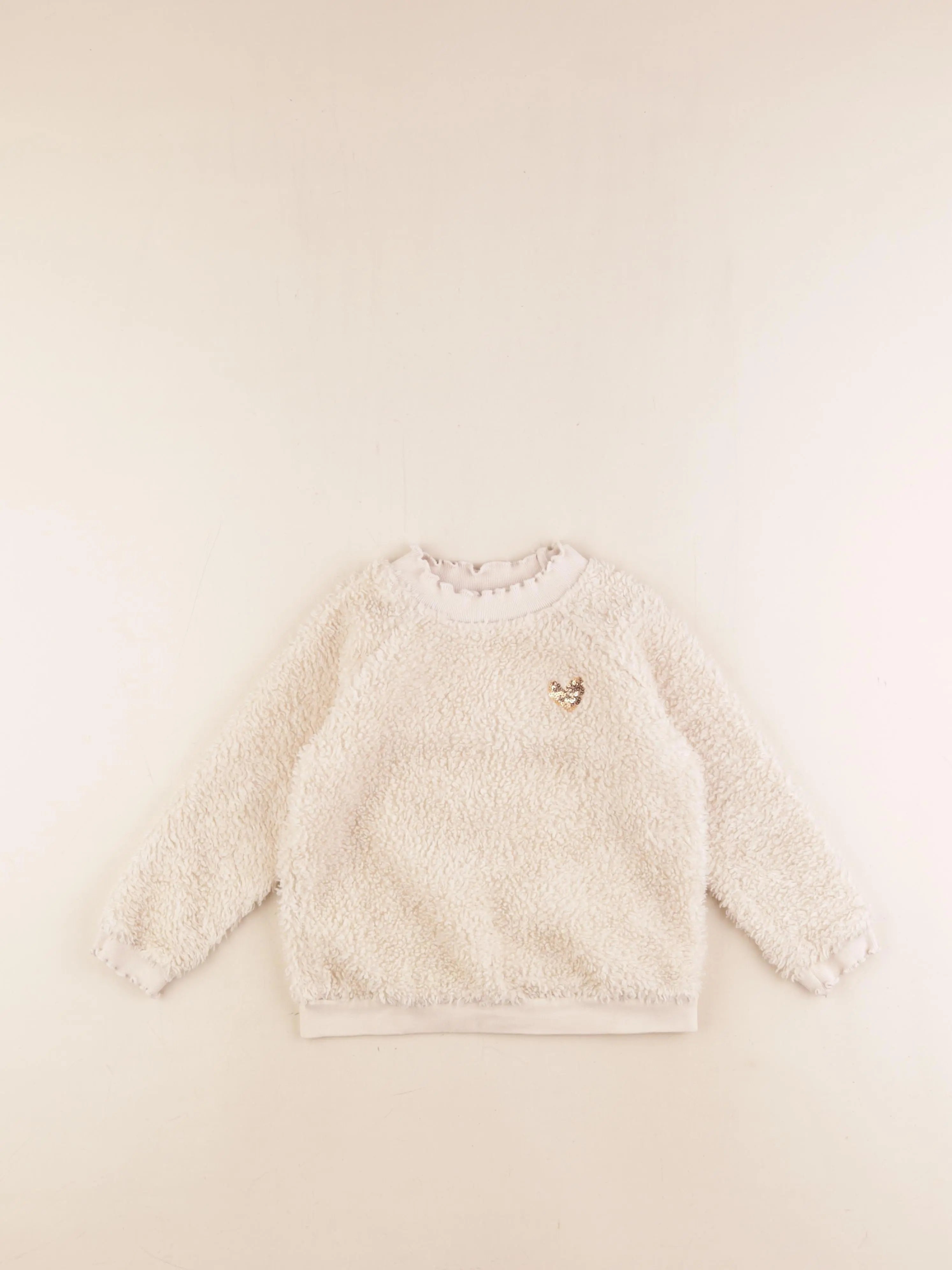 Vertbaudet - pull beige - 5 ans