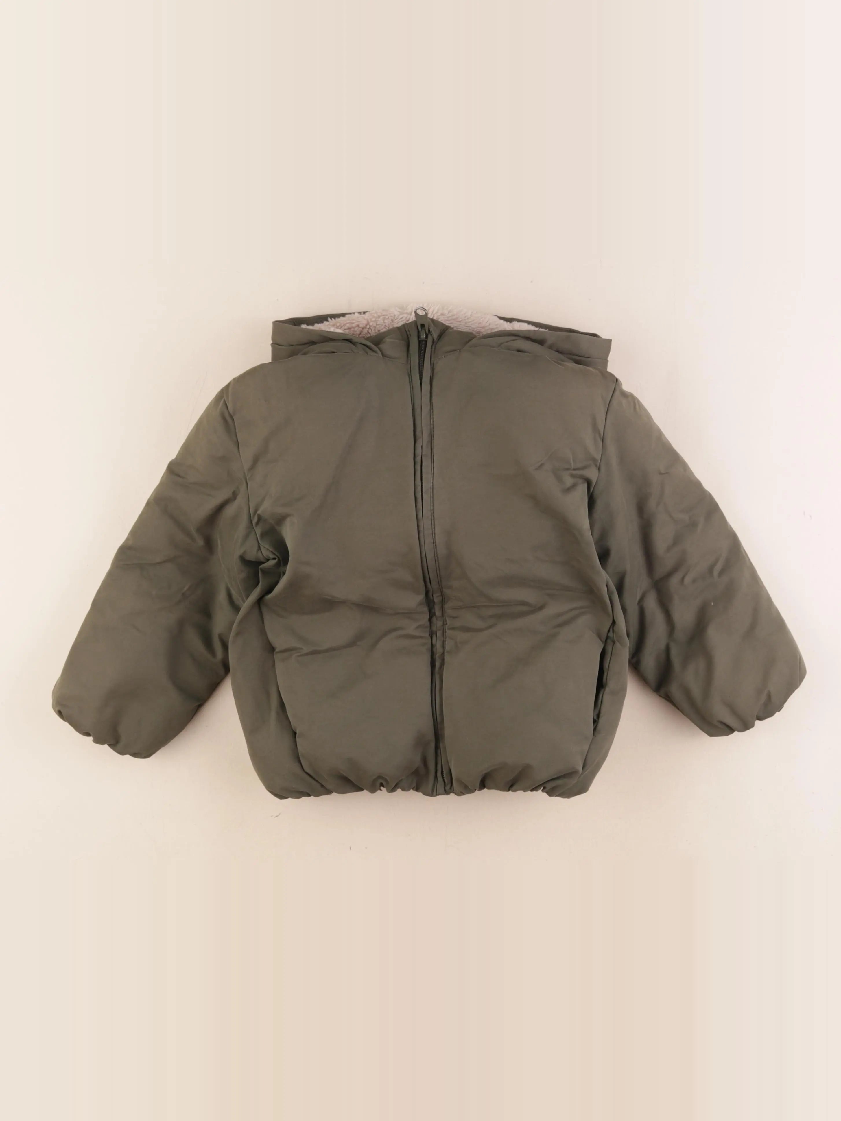 Mango - doudoune vert - 4/5 ans