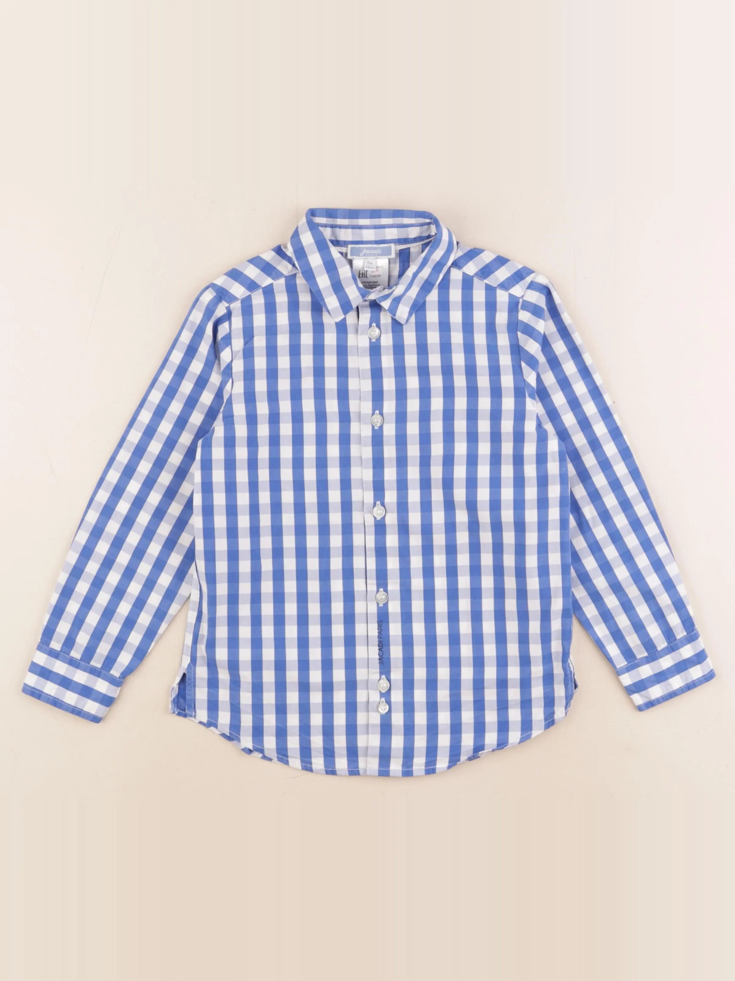 Jacadi - chemise bleu - 6 ans