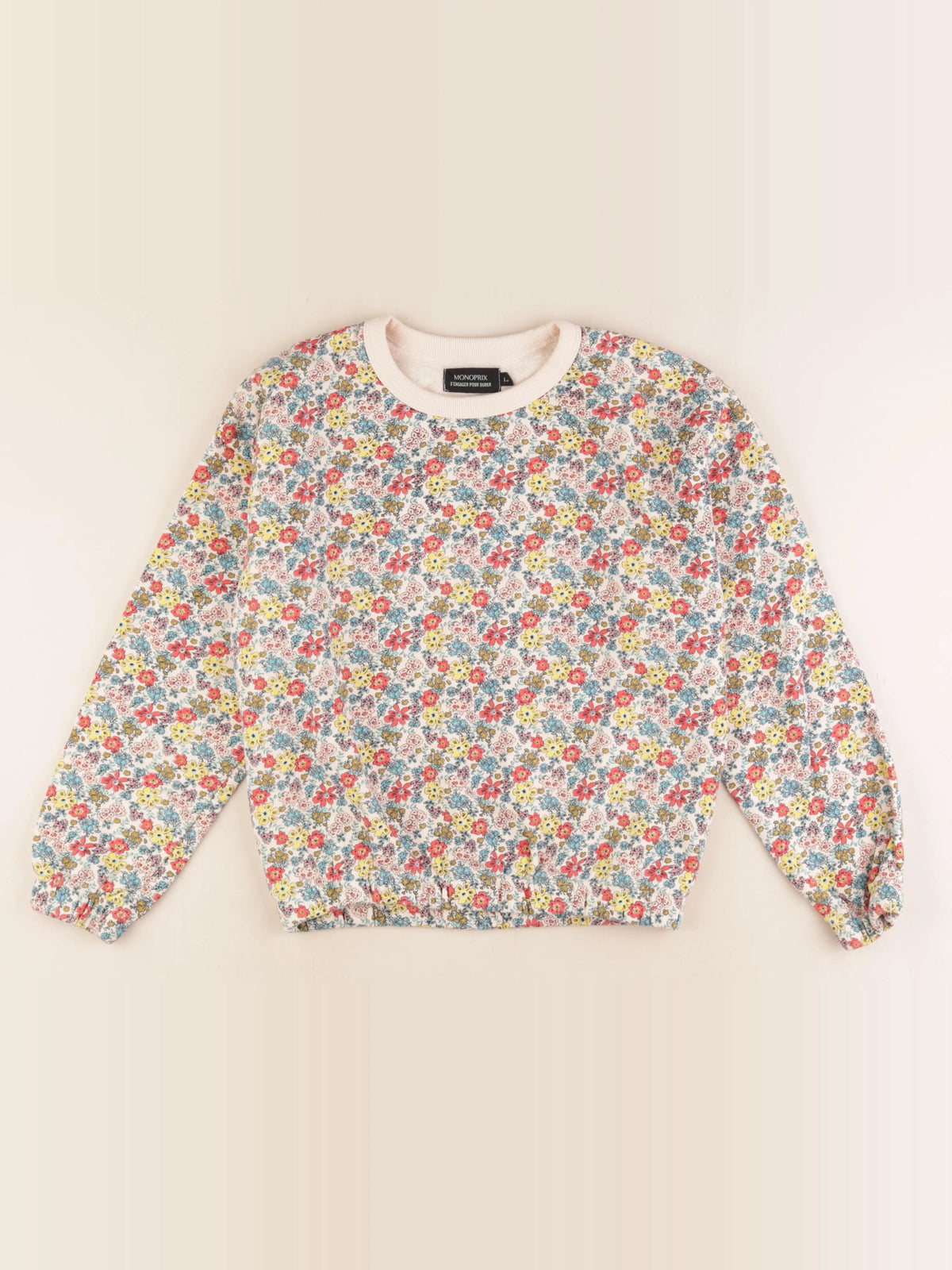Monoprix - sweat multicolore - 12 ans