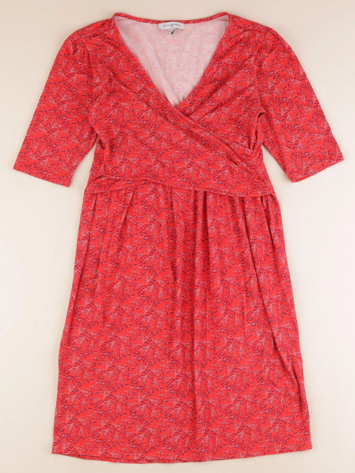 Envie de fraise - robe grossesse, allaitement rouge - 38