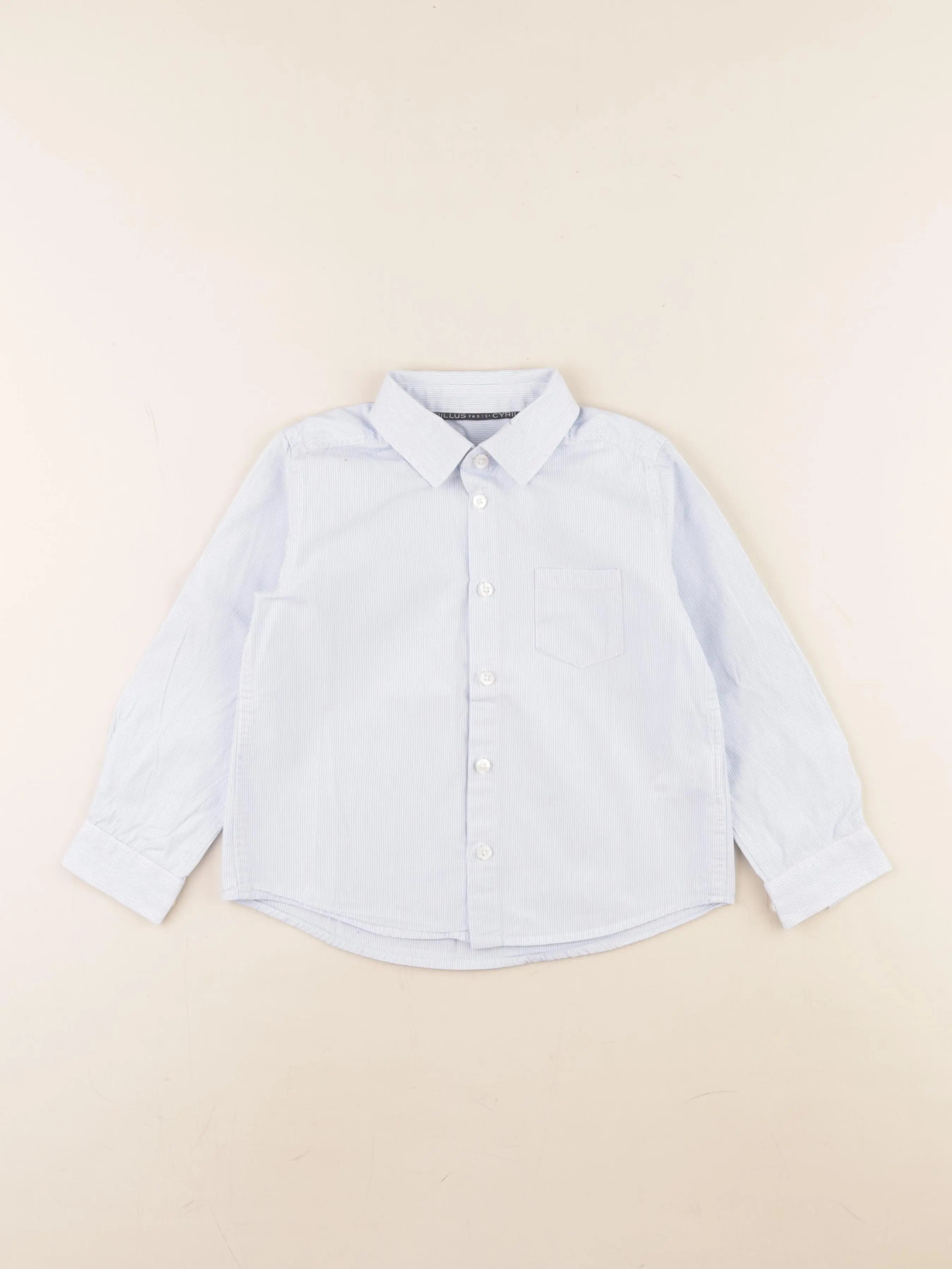 Cyrillus - chemise bleu - 6 ans