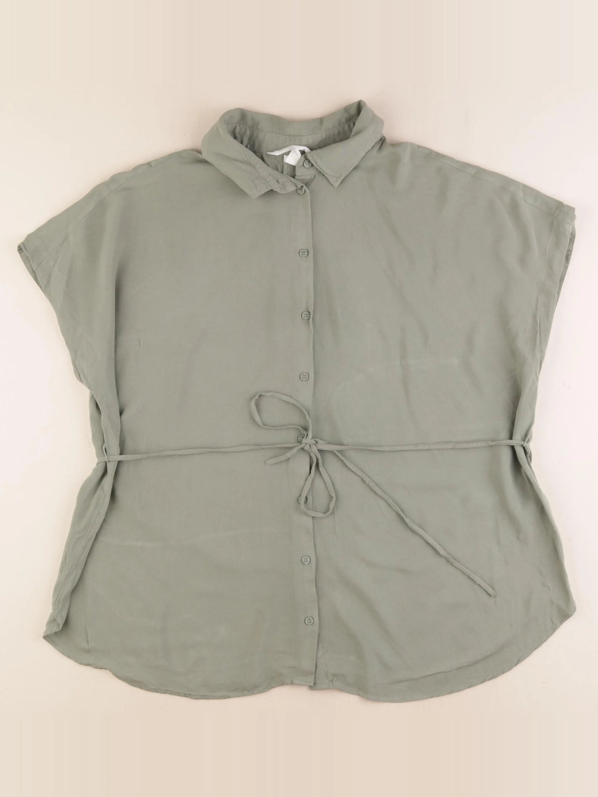 H&M - blouse grossesse vert - l