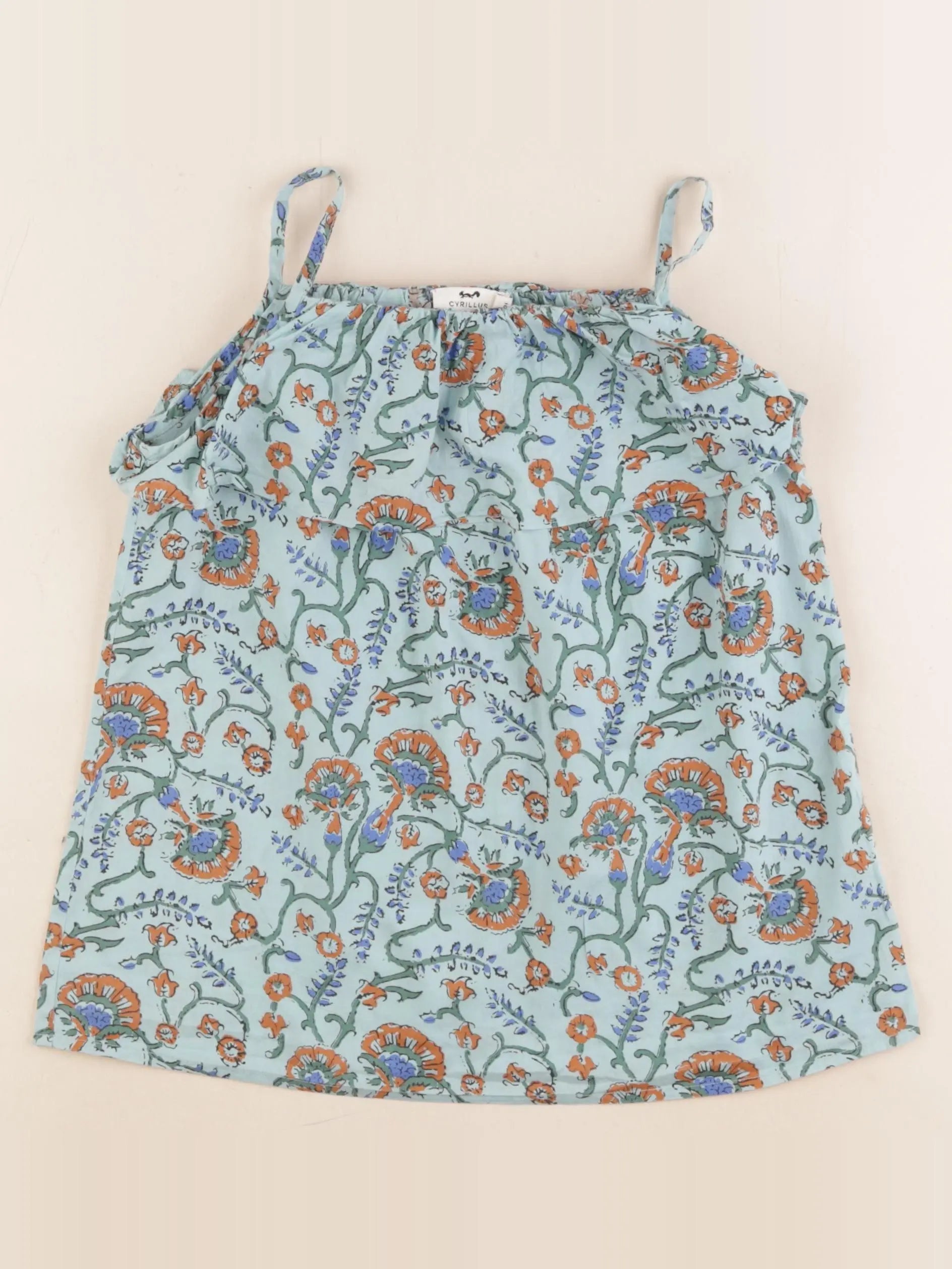 Cyrillus - blouse vert - 10 ans
