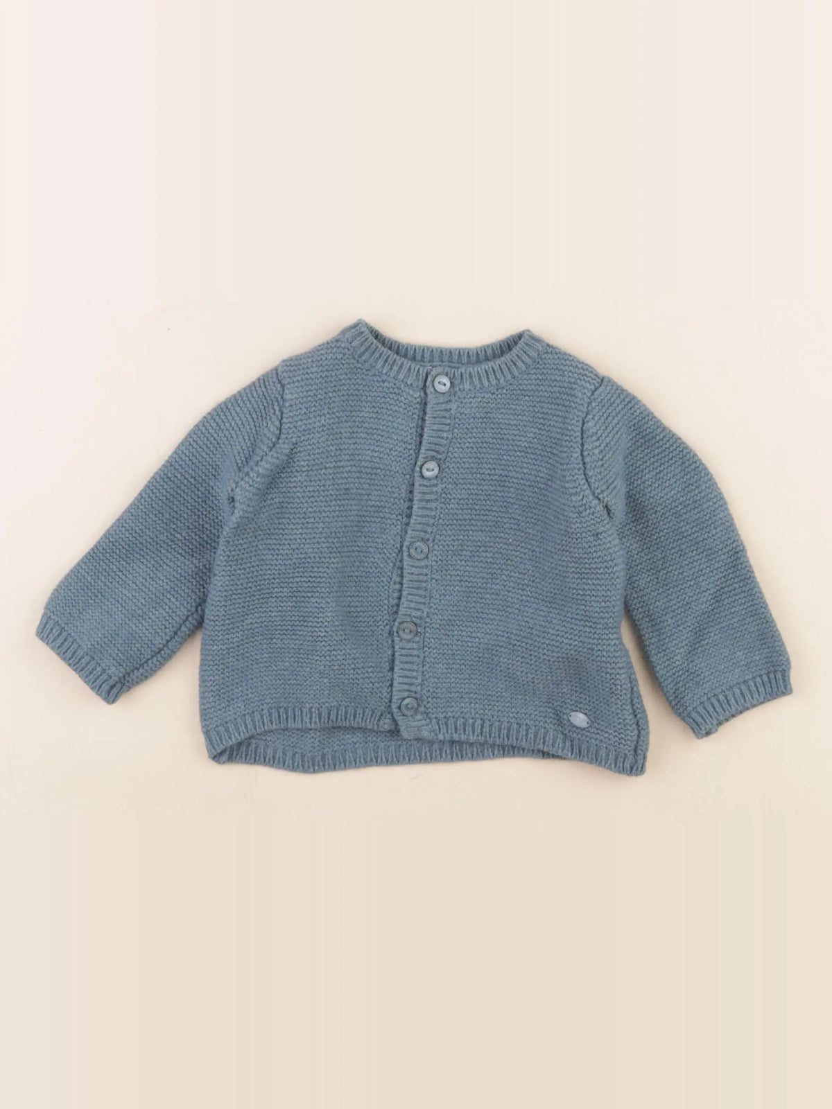 Cyrillus - gilet bleu - 3 mois