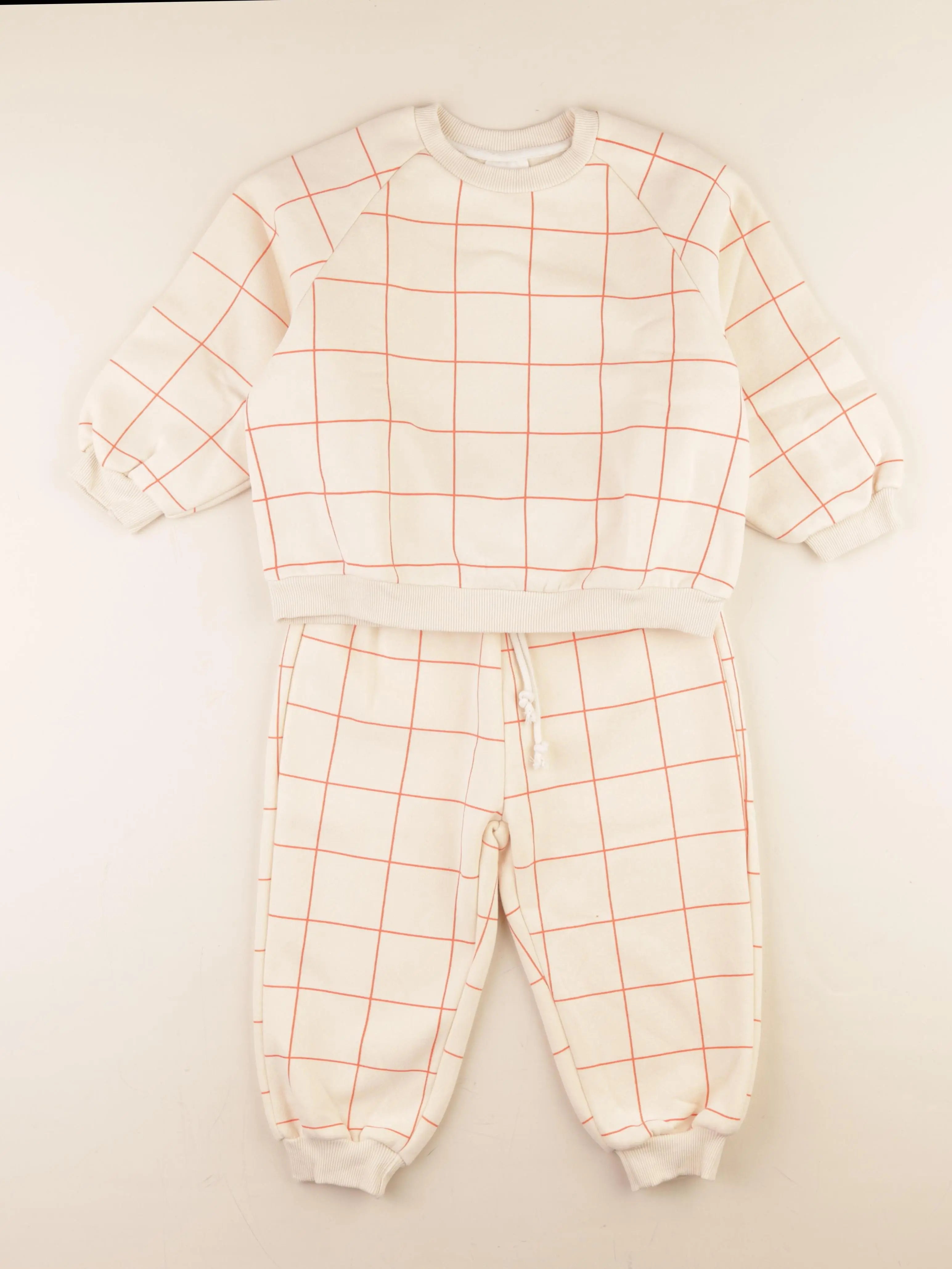 Gamin gamine - ensemble beige - 4 ans