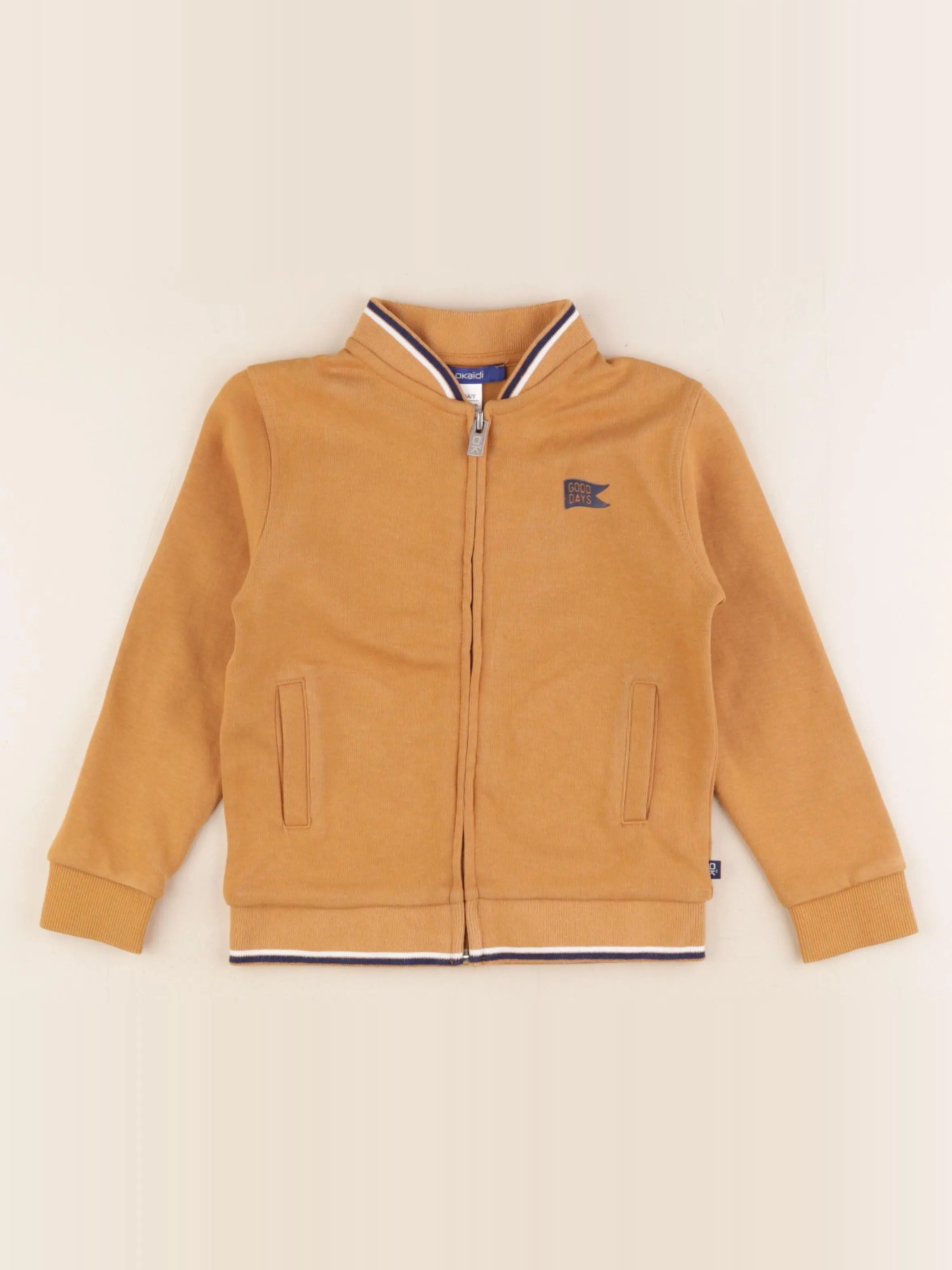 Okaidi - sweat marron - 4 ans